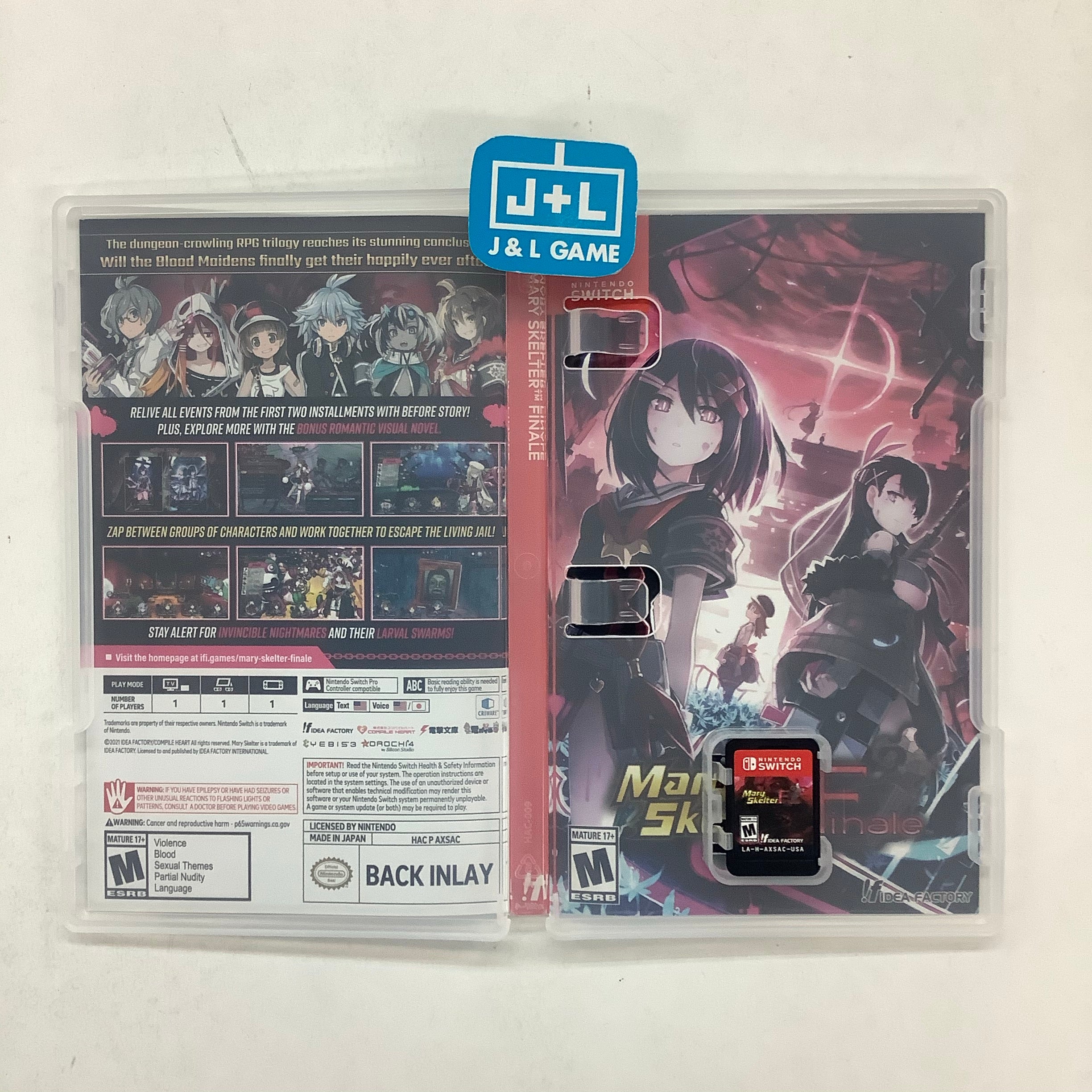 Mary Skelter Finale - (NSW) Nintendo Switch [UNBOXING] Video Games Idea Factory International   