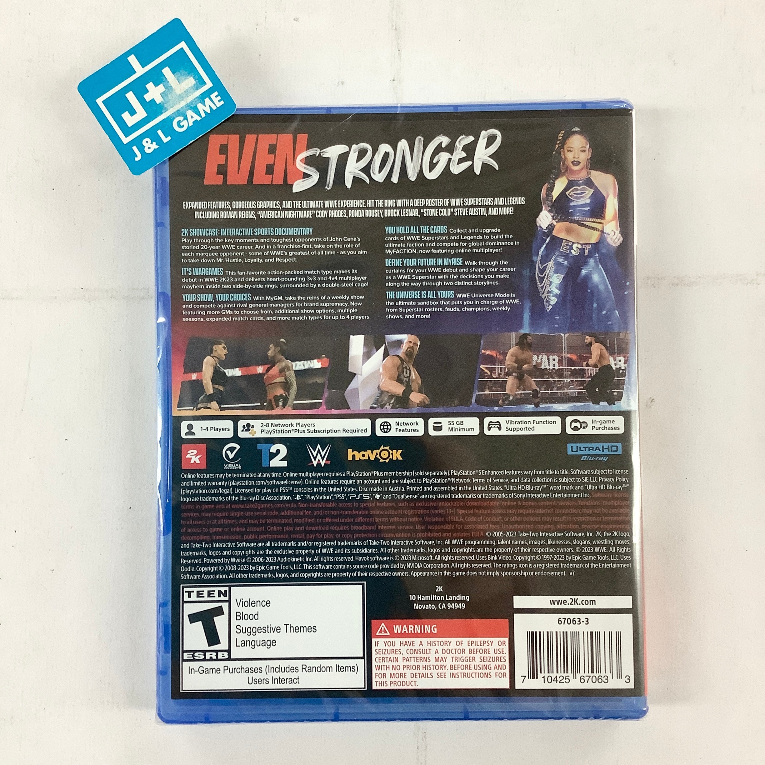 WWE 2K23 - (PS5) PlayStation 5 Video Games 2K   