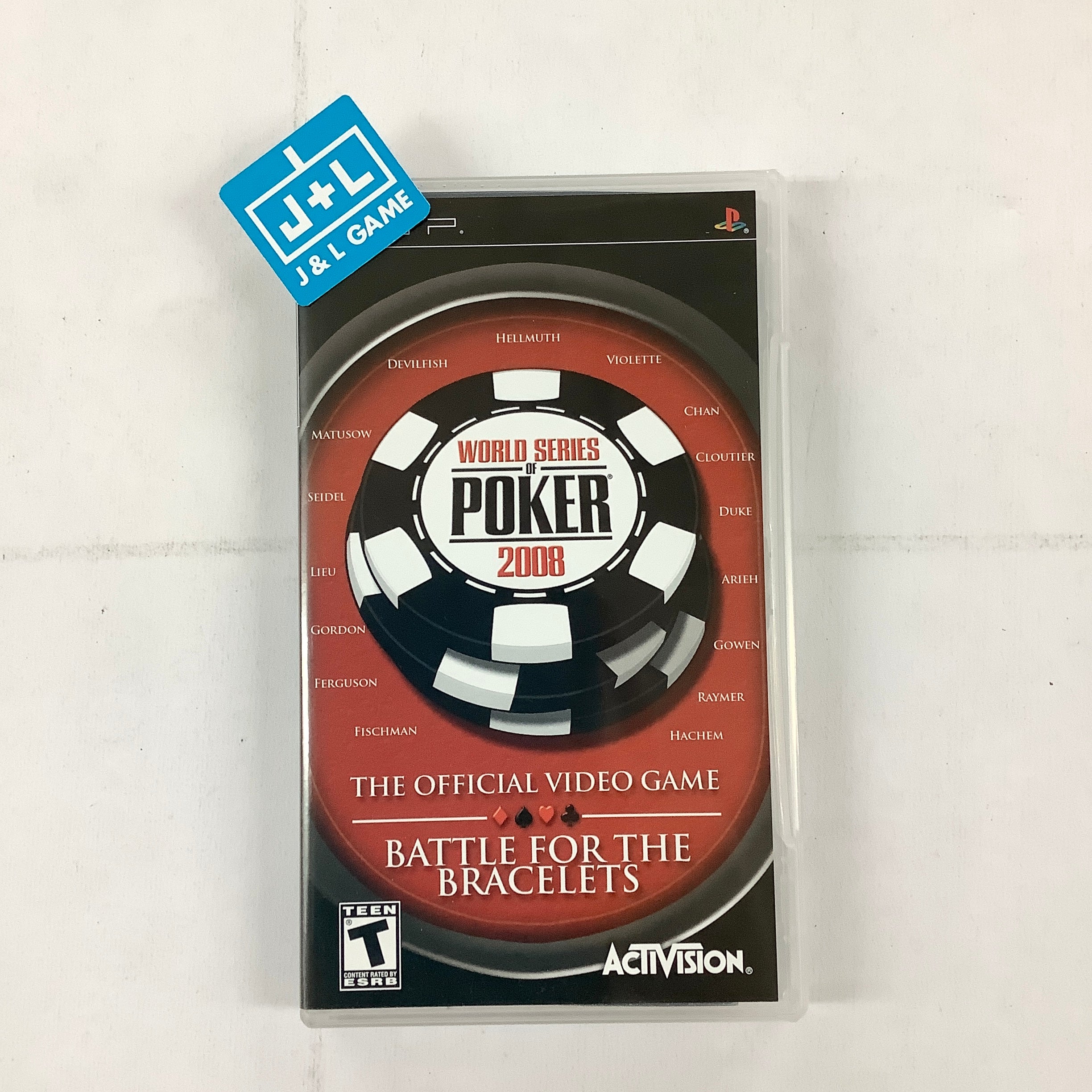 World Series of Poker 2008: Battle for the Bracelets - Sony PSP [Pre-Owned] Video Games Activision   