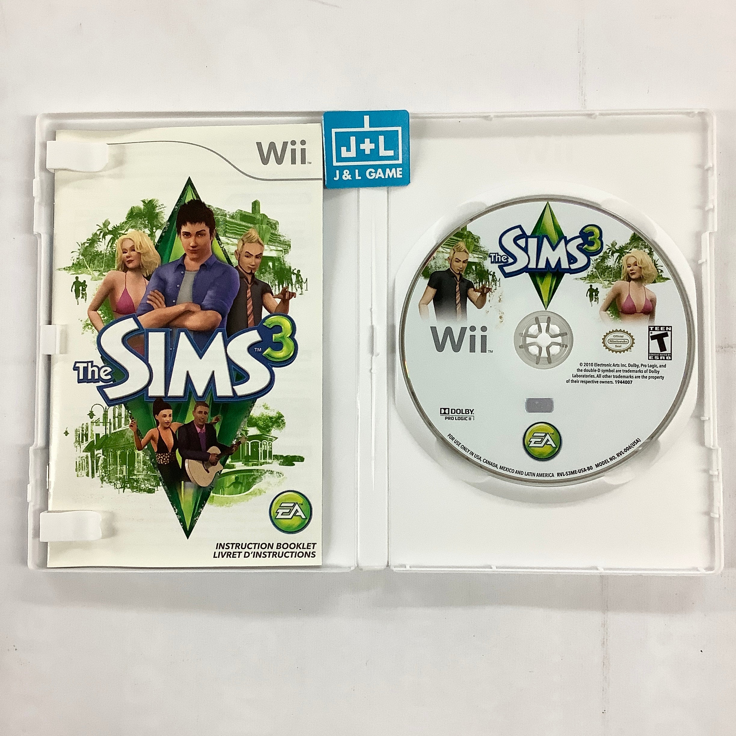 The Sims 3 - Nintendo Wii [Pre-Owned] Video Games Electronic Arts   
