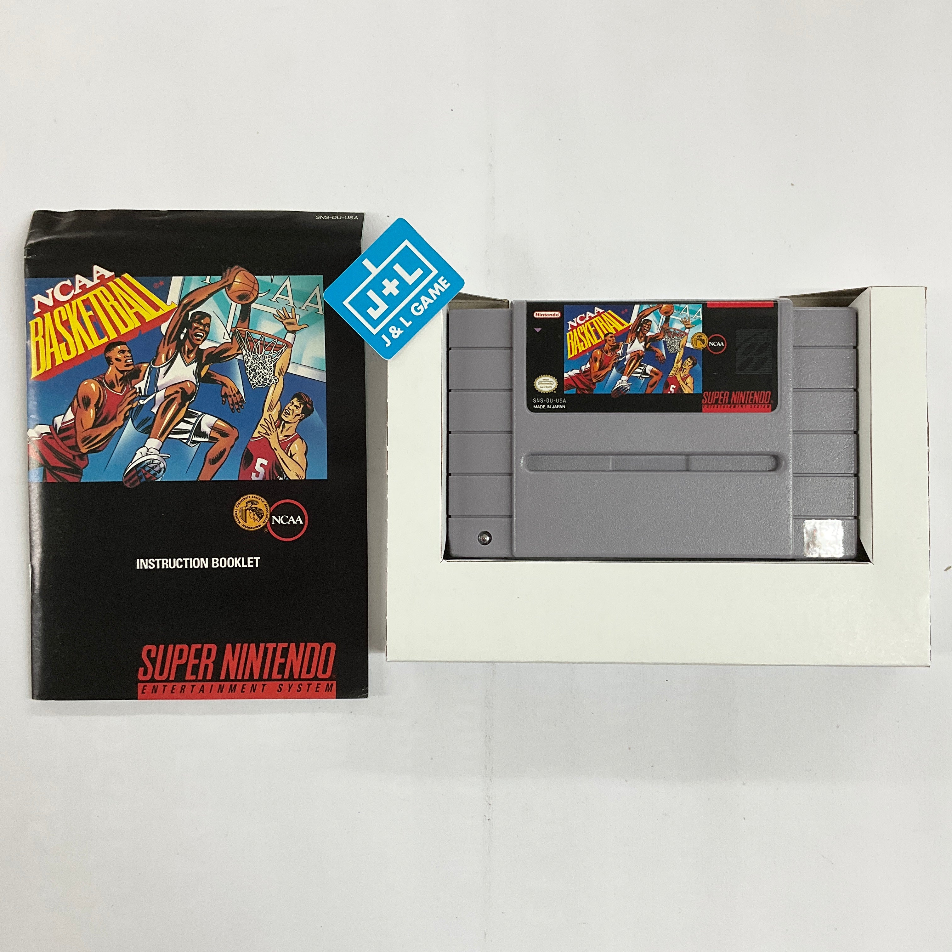 NCAA Basketball - (SNES) Super Nintendo [Pre-Owned] Video Games Acclaim   