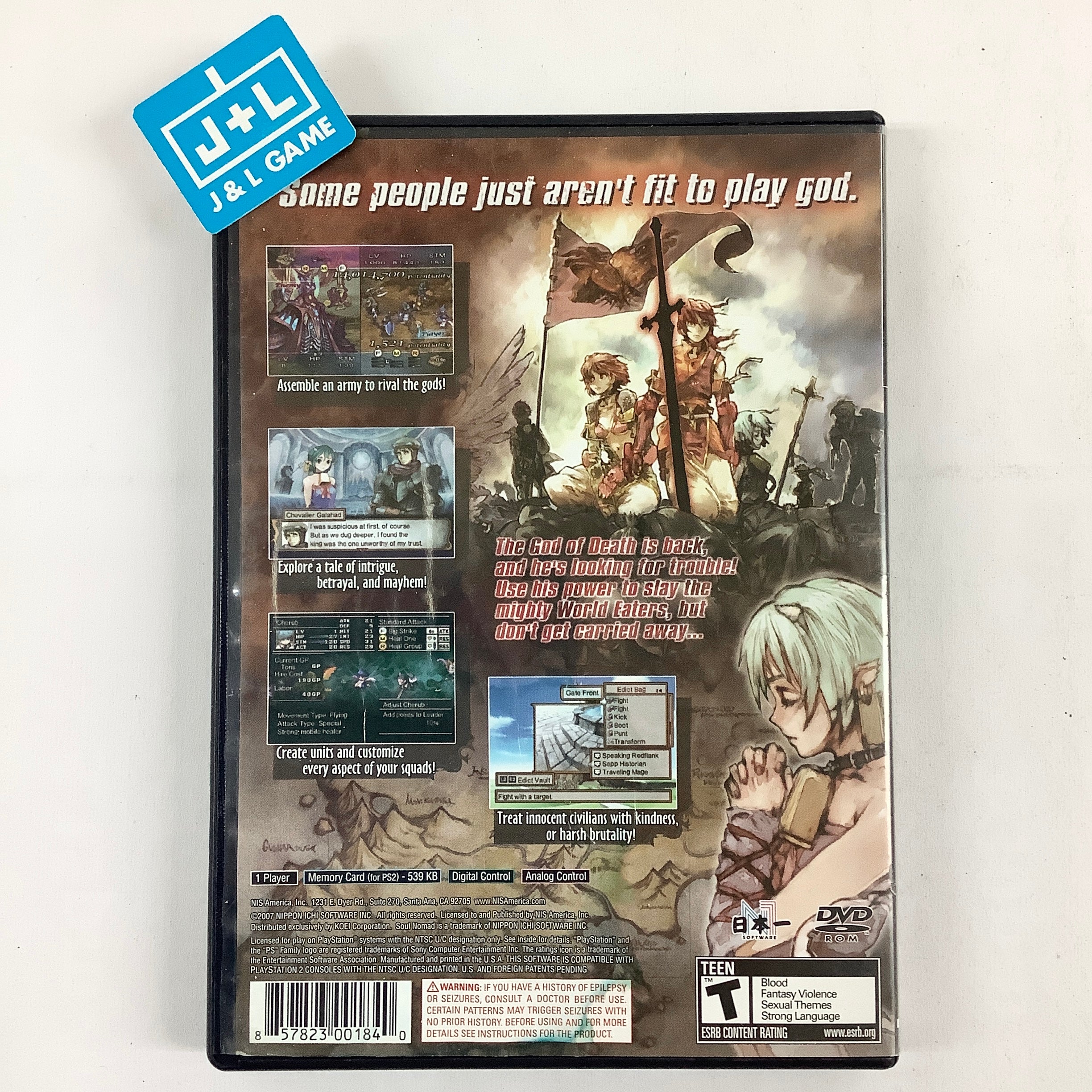 Soul Nomad & the World Eaters - (PS2) PlayStation 2 [Pre-Owned] Video Games NIS America   
