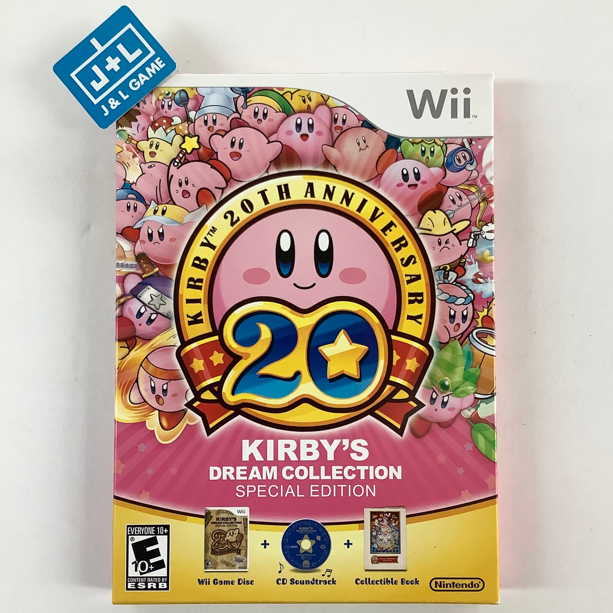 CLUB NINTENDO KIRBY Wii Music Selection SOUNDTRACK Game CD Kirby's Dream  Land