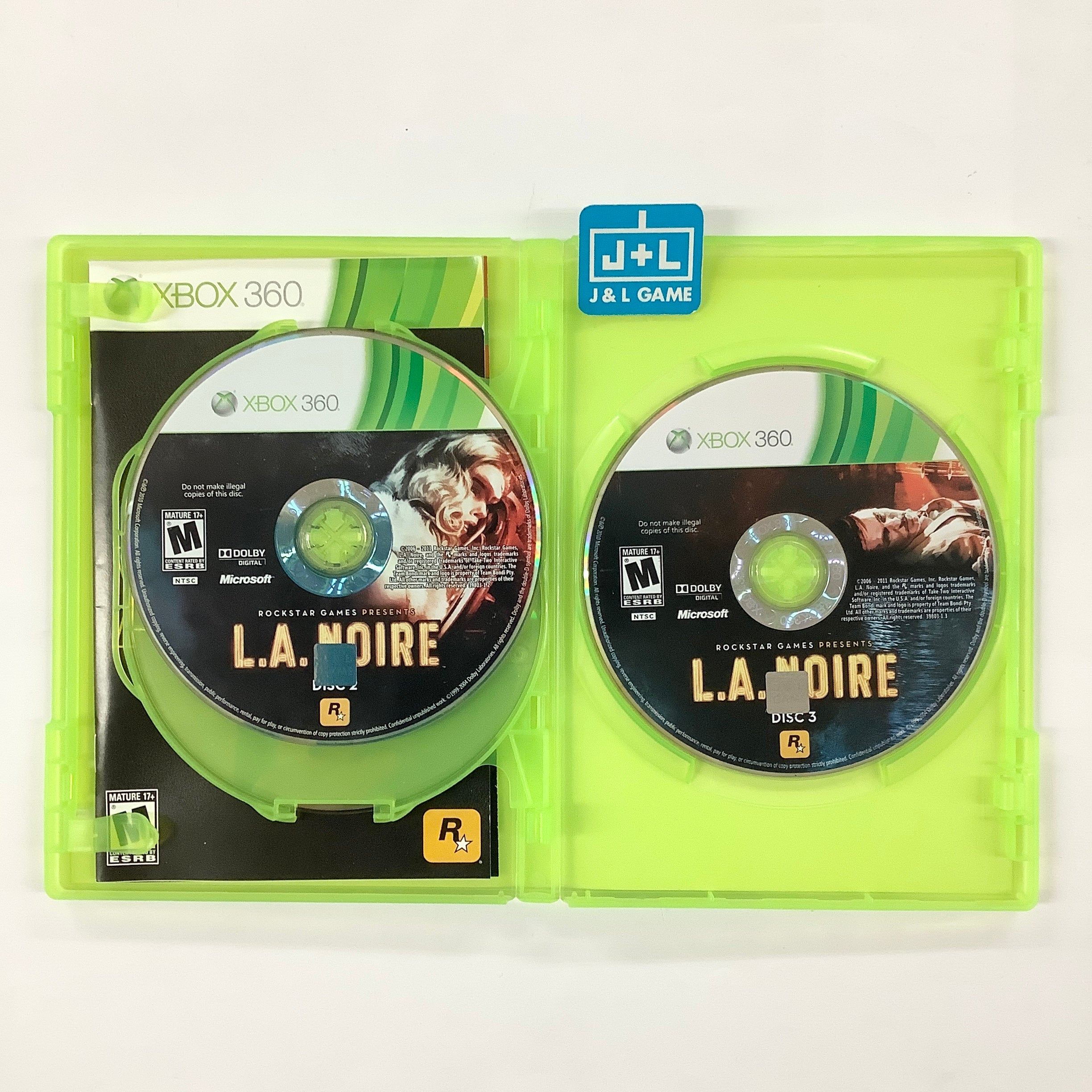 L.A. Noire - Xbox 360 [Pre-Owned] Video Games Rockstar Games   