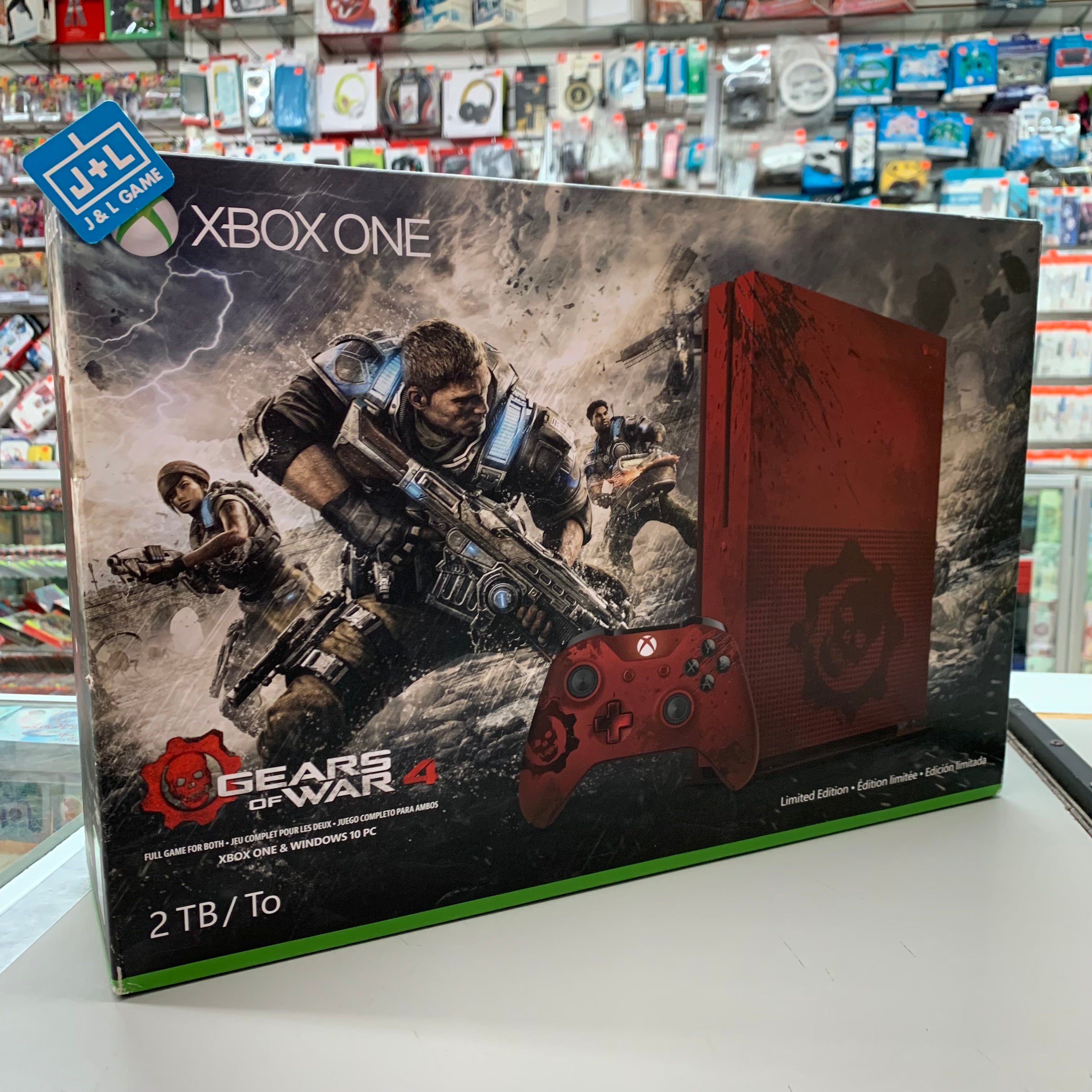 Microsoft Xbox One S Console (2 TB Gears of War 4 Limited Edition) - (XB1) Xbox One Consoles Microsoft   