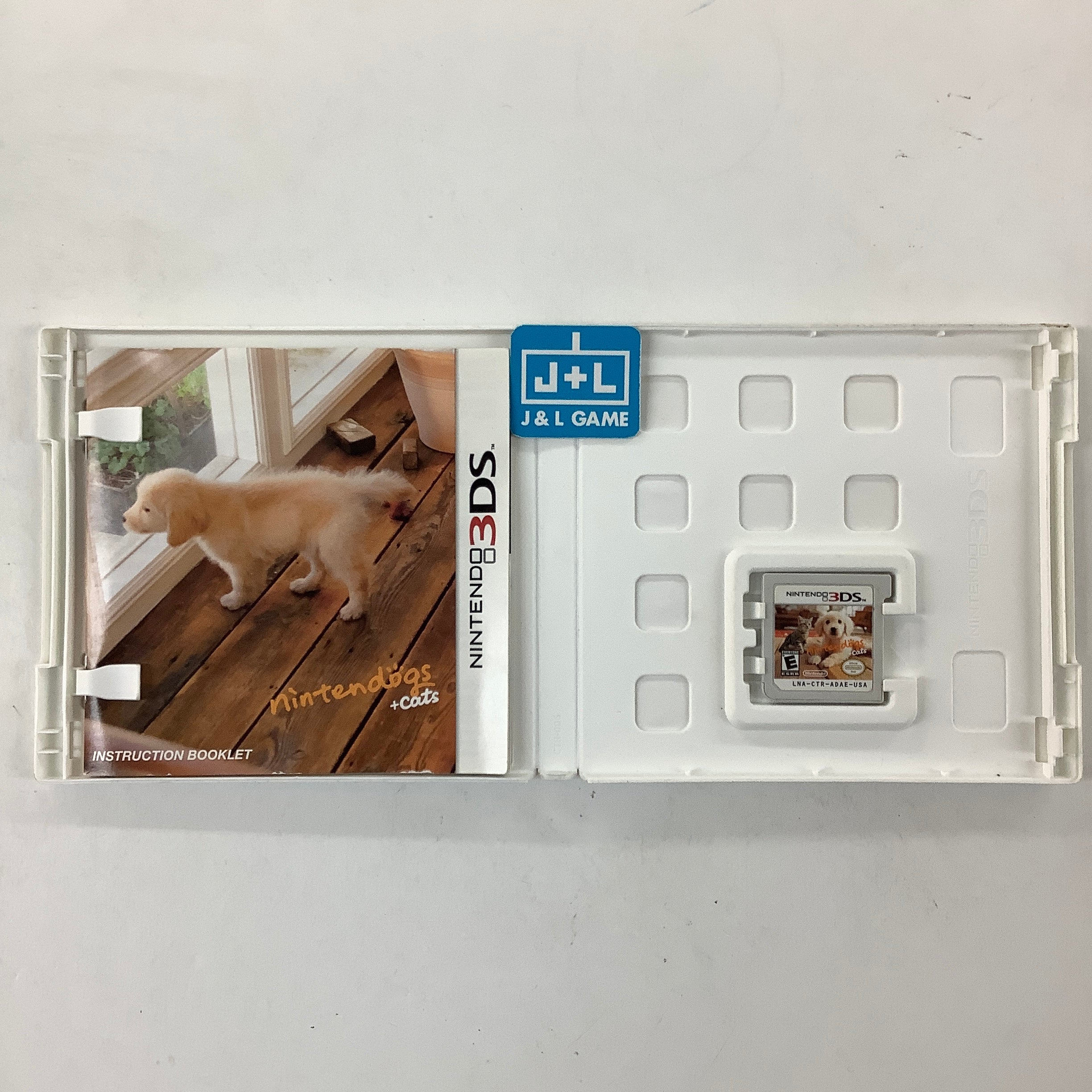 Nintendogs + Cats: Golden Retriever & New Friends - Nintendo 3DS [Pre-Owned] Video Games Nintendo   