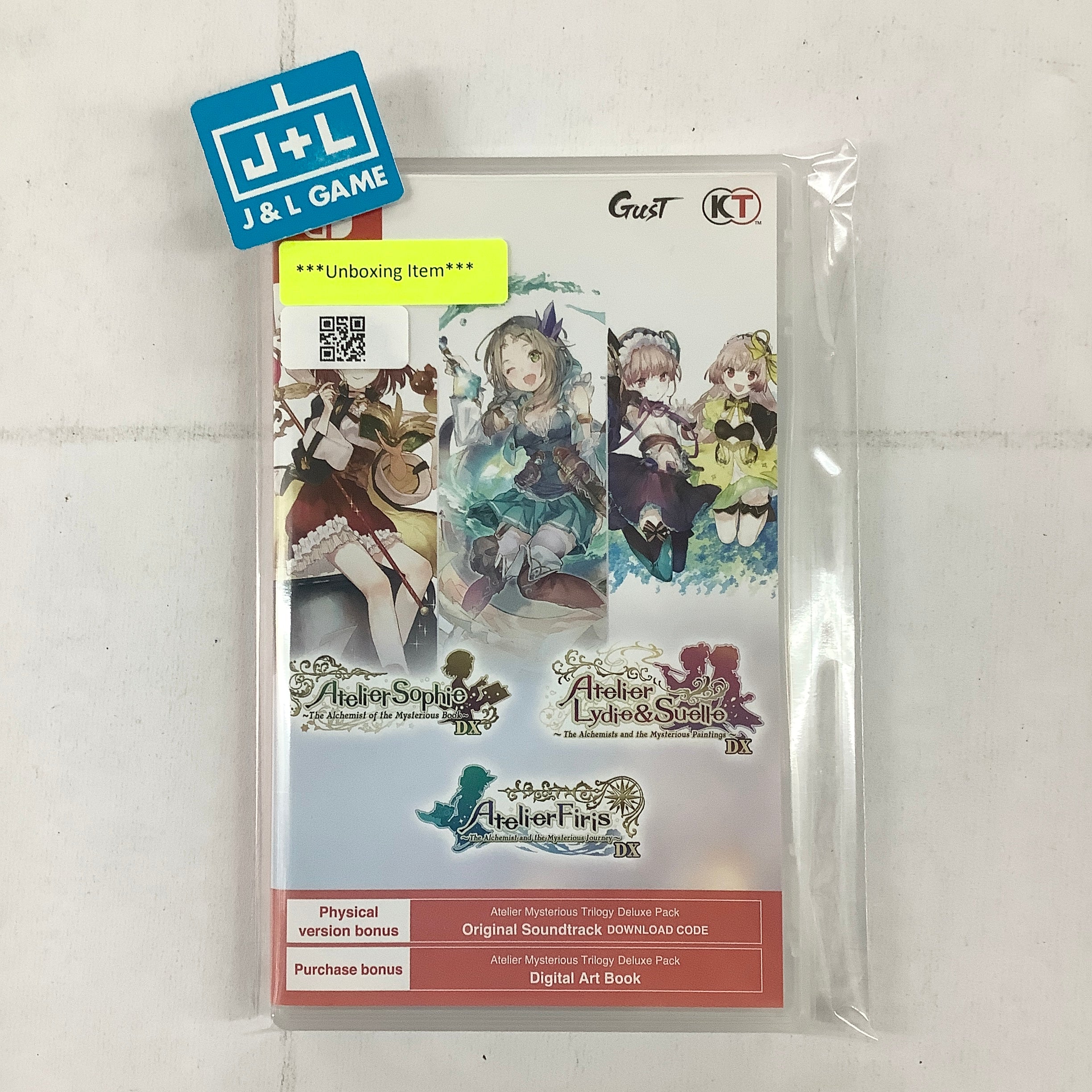 Atelier Mysterious Trilogy Deluxe Pack - (NSW) Nintendo Switch [UNBOXING] (Asia Import) Video Games Koei Tecmo Games   