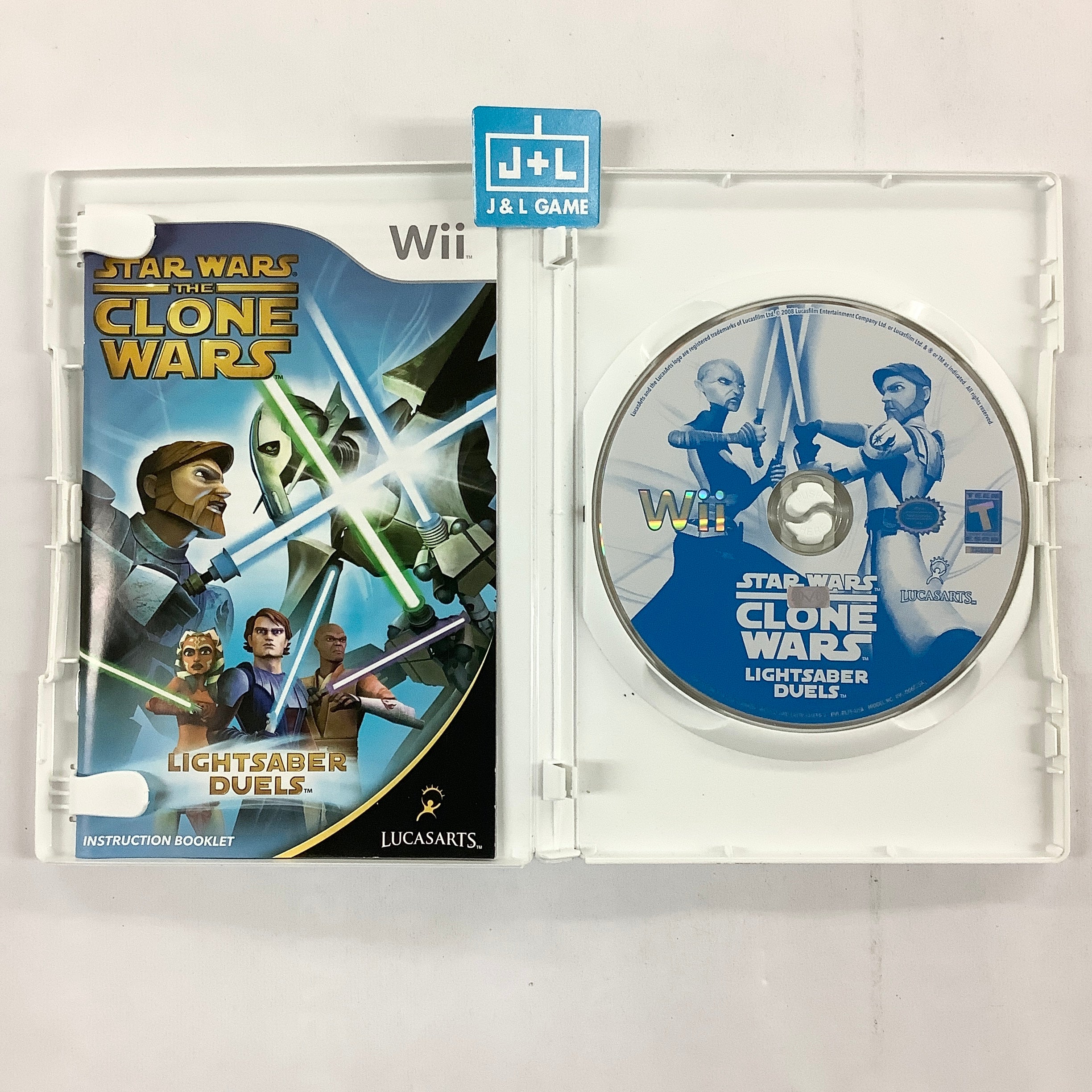 Star Wars The Clone Wars: Lightsaber Duels - Nintendo Wii [Pre-Owned] Video Games LucasArts   