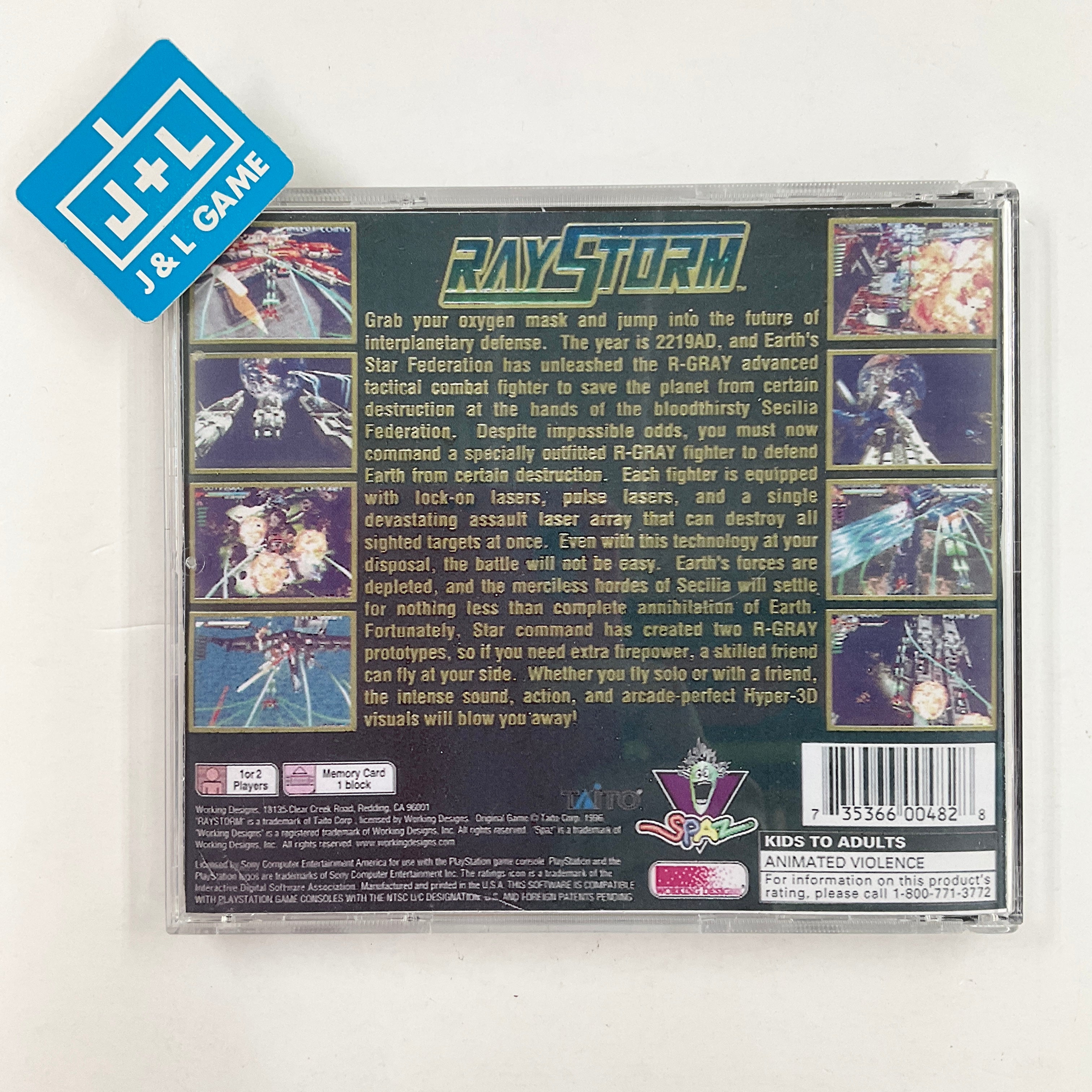 RayStorm - (PS1) PlayStation 1 [Pre-Owned] Video Games Working Designs   