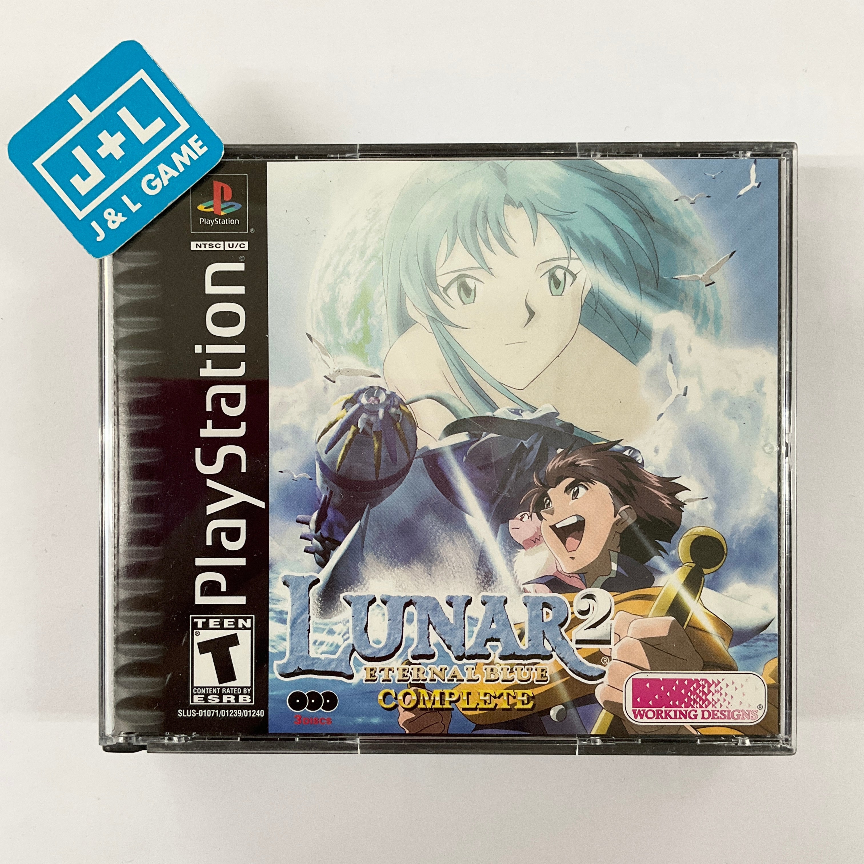 Lunar 2: Eternal Blue Complete - (PS1) PlayStation 1 [Pre-Owned] Video Games Working Designs   