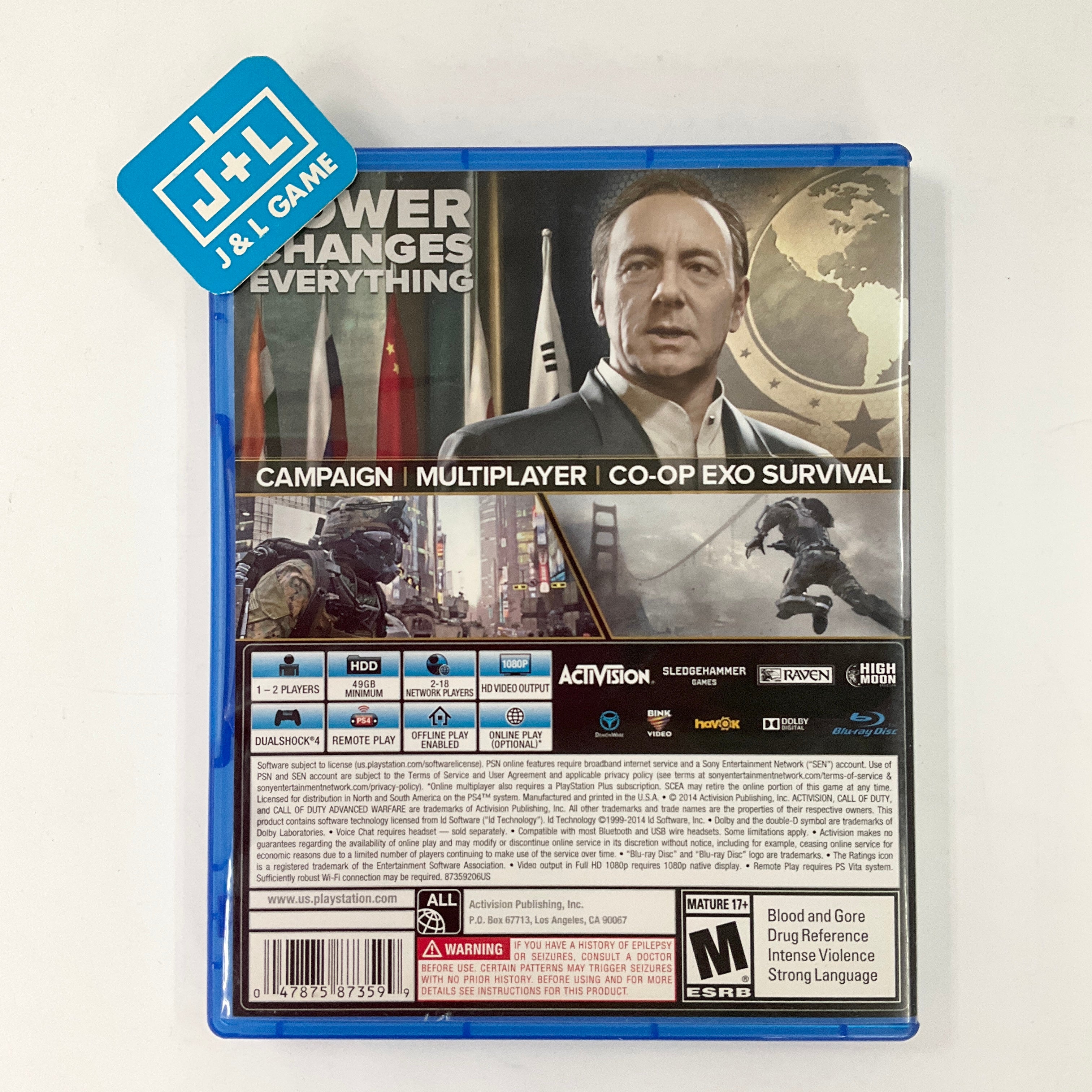 Call of Duty: Advanced Warfare - (PS4) PlayStation 4 [Pre-Owned] Video Games ACTIVISION   