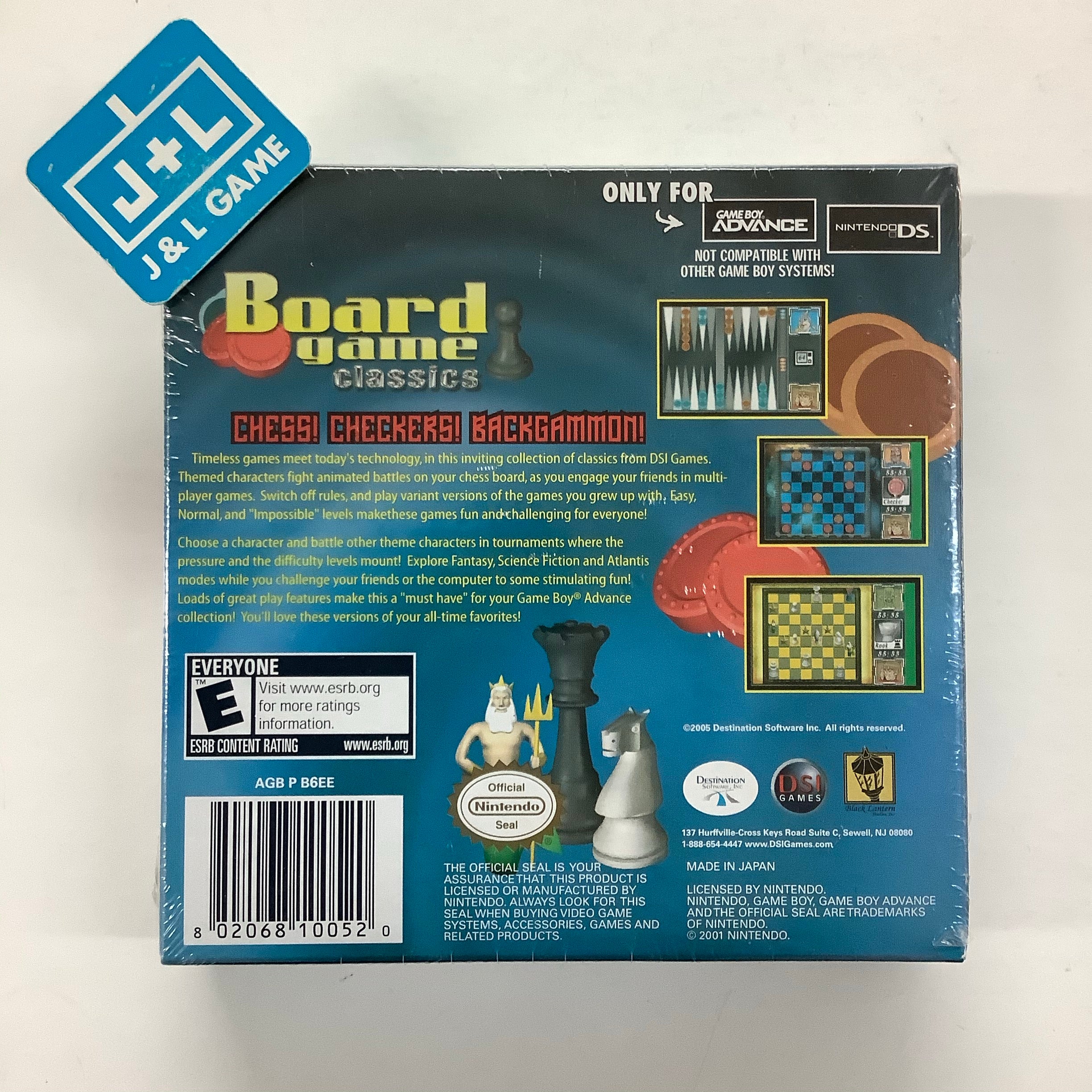 Board Game Classics - (GBA) Game Boy Advance Video Games DSI Games   