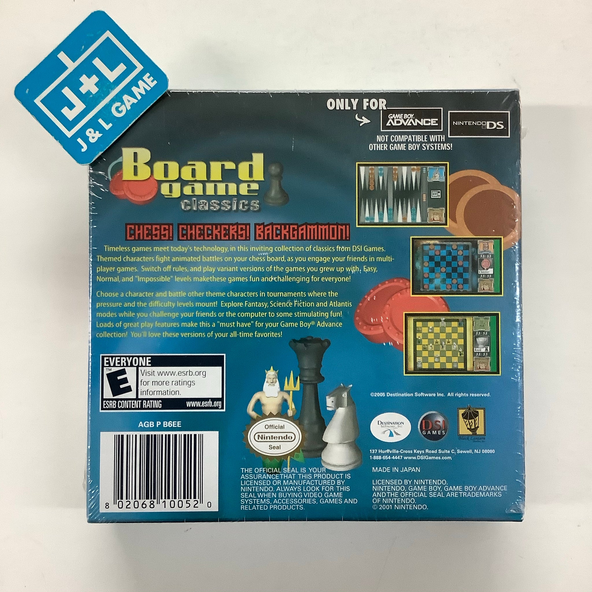 Board Game Classics (GBA) Game Boy Advance J&L Video Games New York
