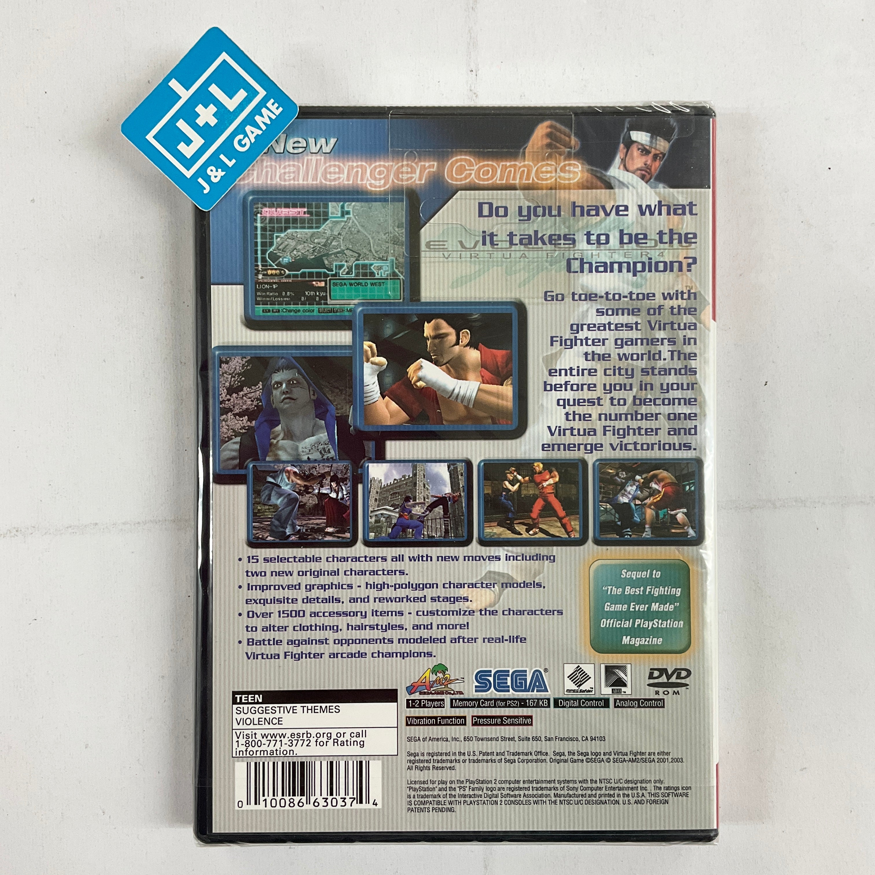 Virtua Fighter 4: Evolution (Greatest Hits) - (PS2) PlayStation 2 Video Games Sega   