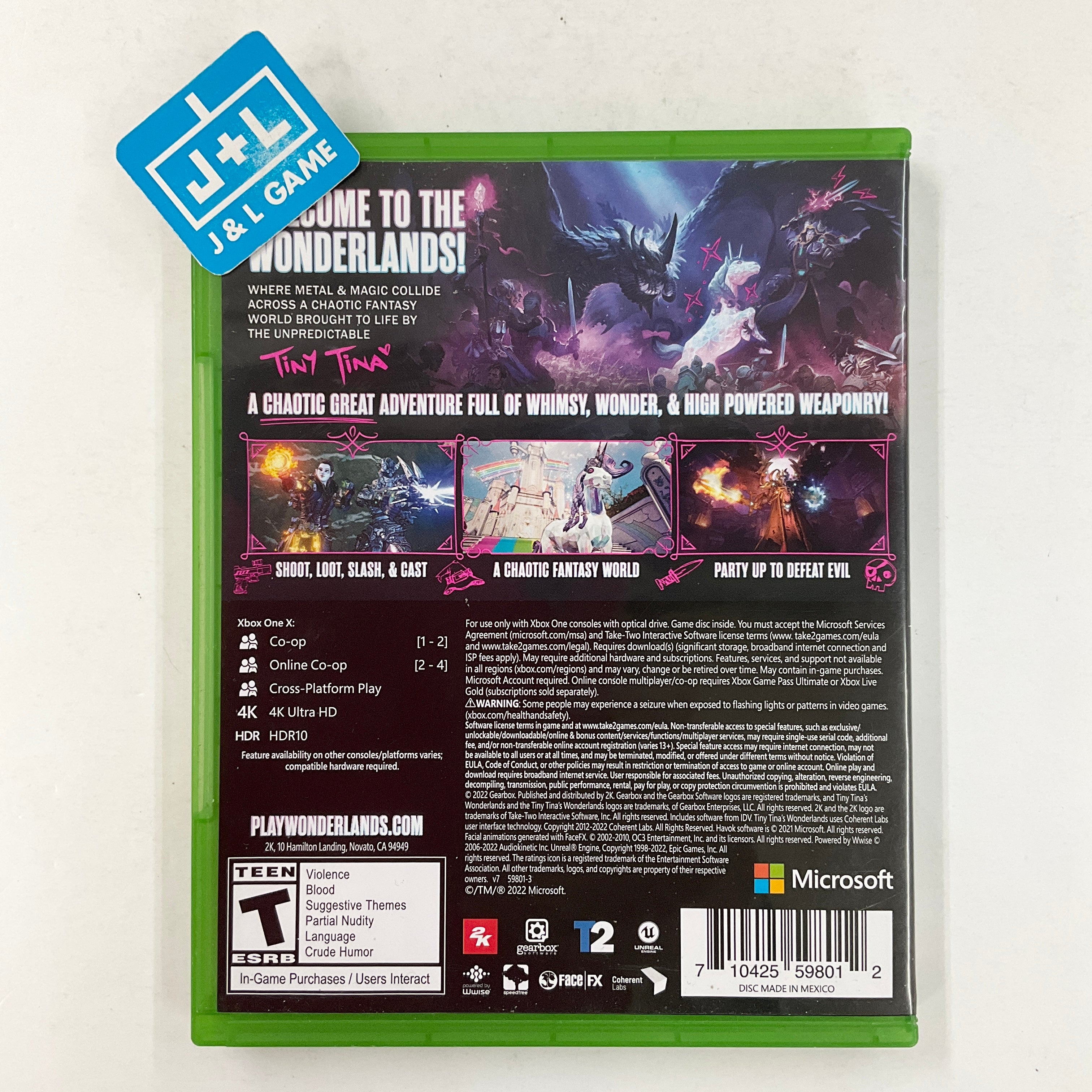 Tiny Tina's Wonderlands - (XB1) Xbox One [Pre-Owned] Video Games 2K Games   