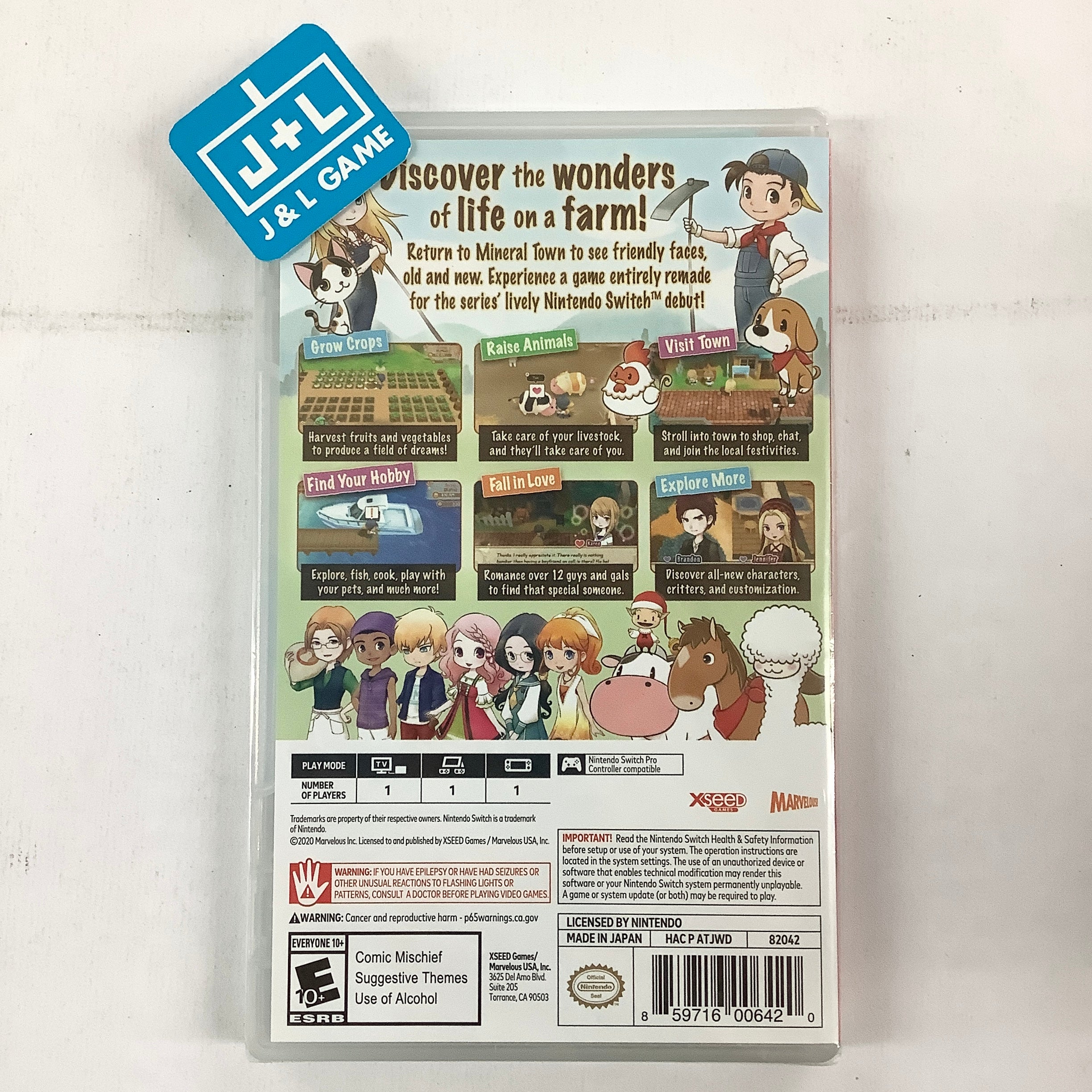 Story of Seasons: Friends of Mineral Town - (NSW) Nintendo Switch Video Games XSEED Games   