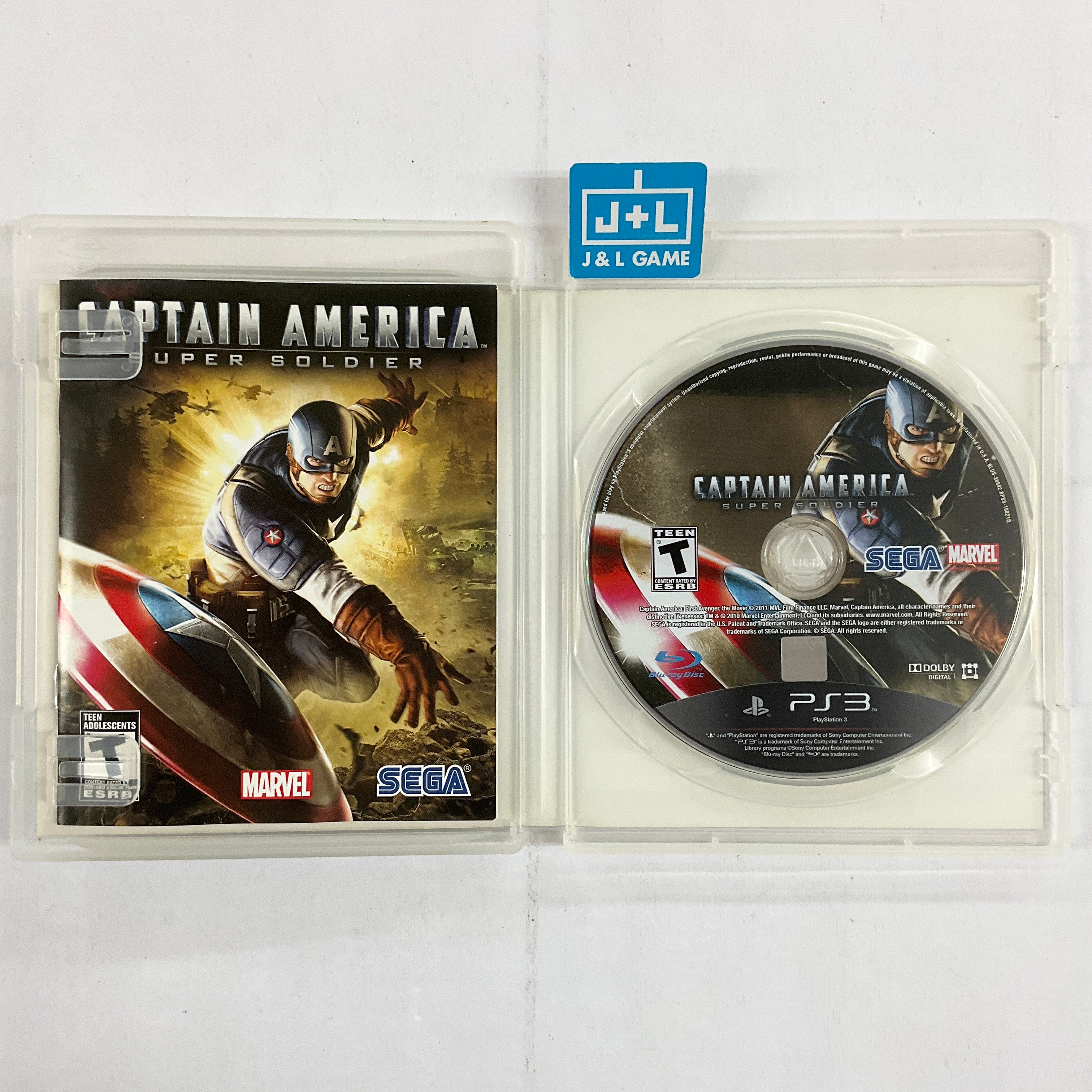 Captain America: Super Soldier - (PS3) PlayStation 3 [Pre-Owned] Video Games Sega   