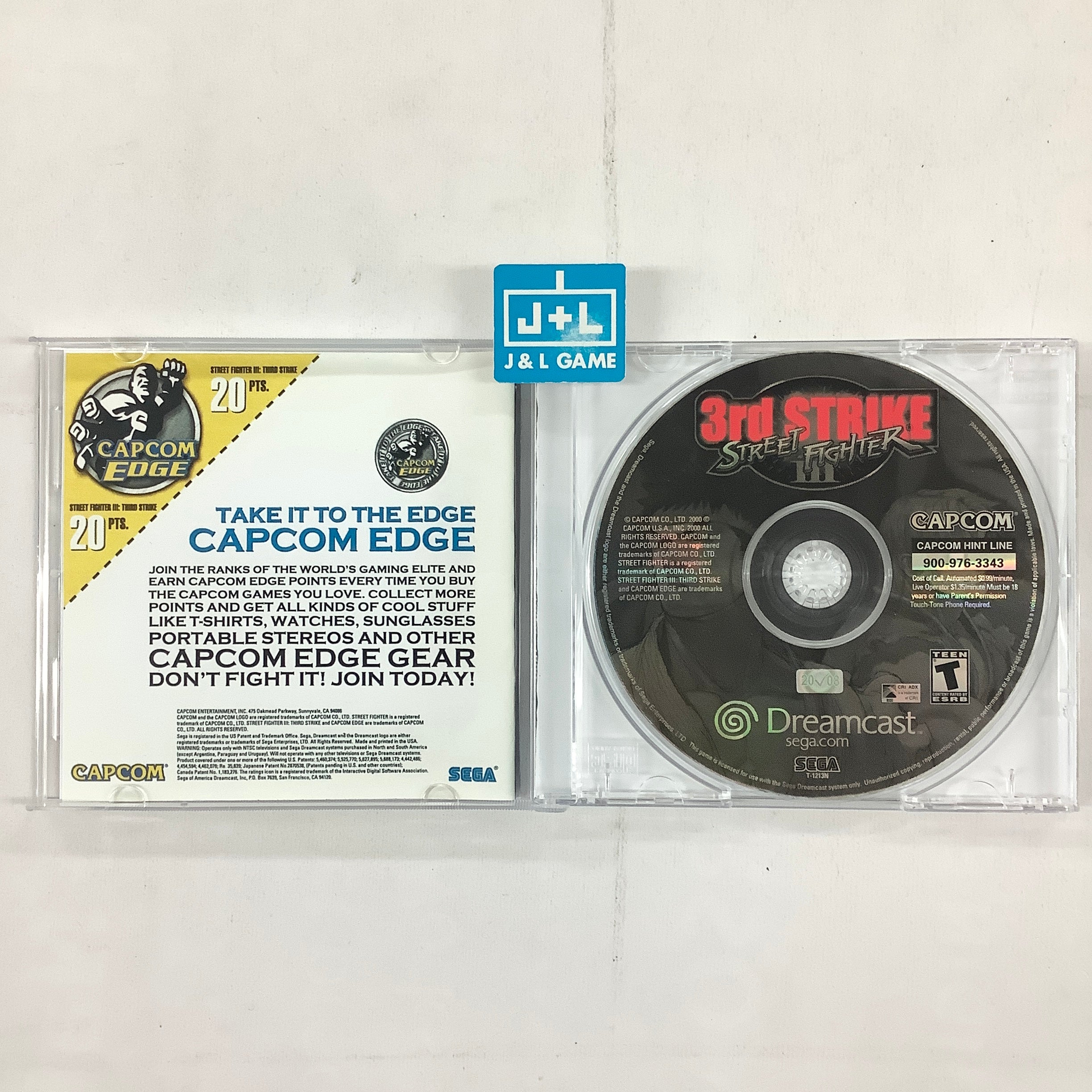 Street Fighter III: 3rd Strike - (DC) SEGA Dreamcast  [Pre-Owned] Video Games Capcom   