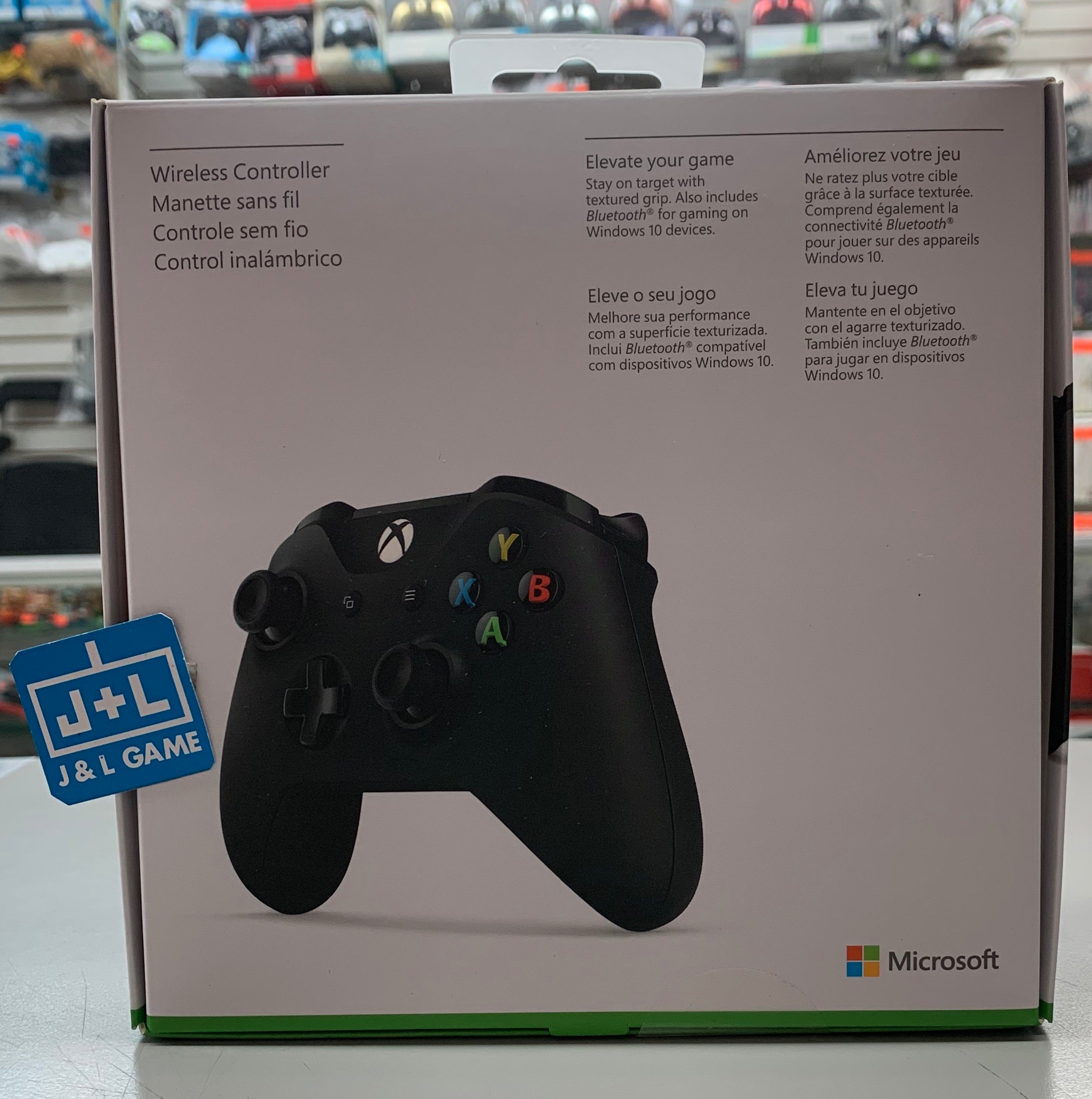Microsoft Xbox One Wireless Controller (Black) - (XB1) Xbox One Accessories Microsoft   