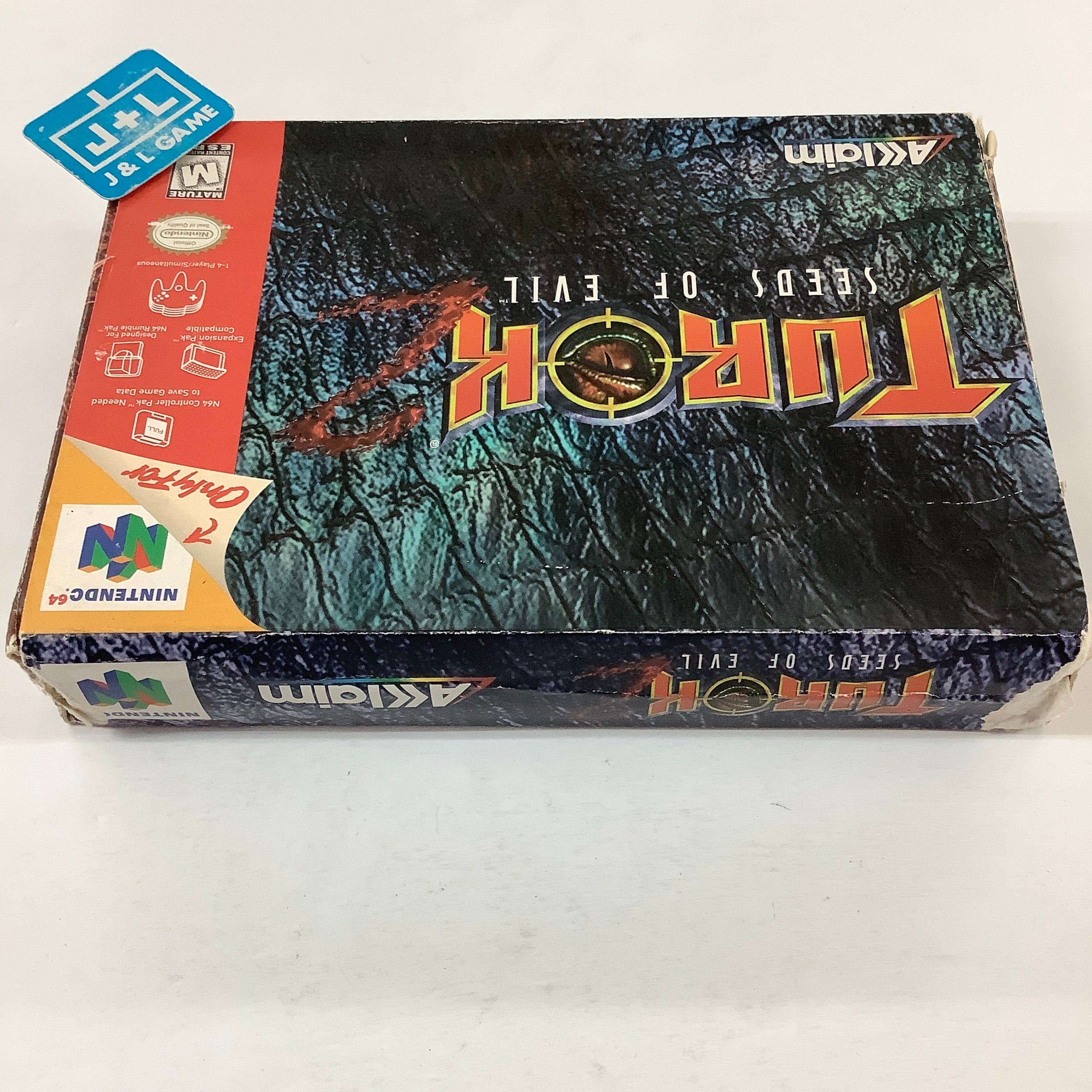 Turok 2: Seeds of Evil - (N64) Nintendo 64 [Pre-Owned] Video Games Acclaim   