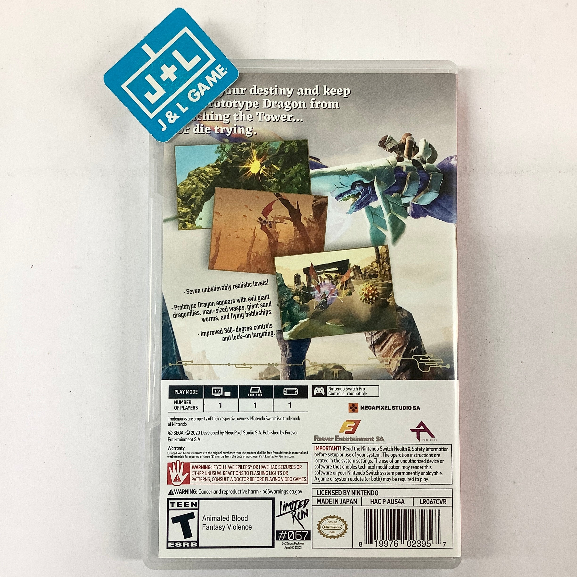 Panzer Dragoon (Limited Run #067) - (NSW) Nintendo Switch [Pre-Owned] Video Games Limited Run Games   