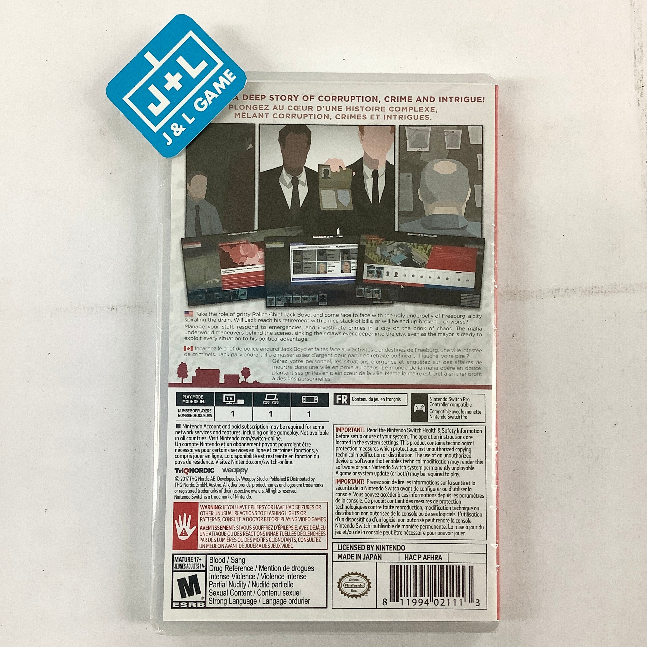 This Is The Police - (NSW) Nintendo Switch Video Games THQ Nordic   