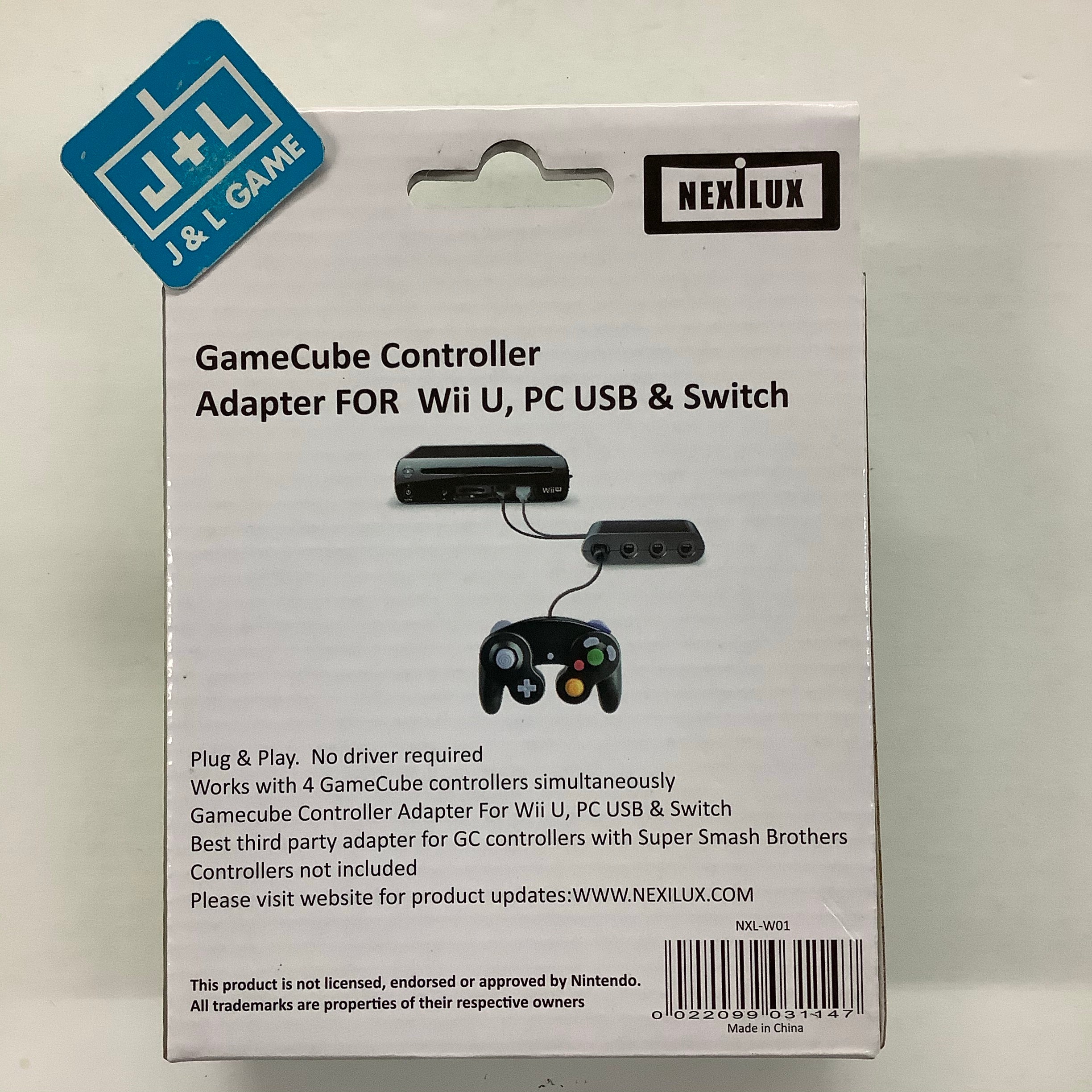 NEXiLUX GameCube Controller Adapter - (NSW) Nintendo Switch Accessories NEXiLUX   