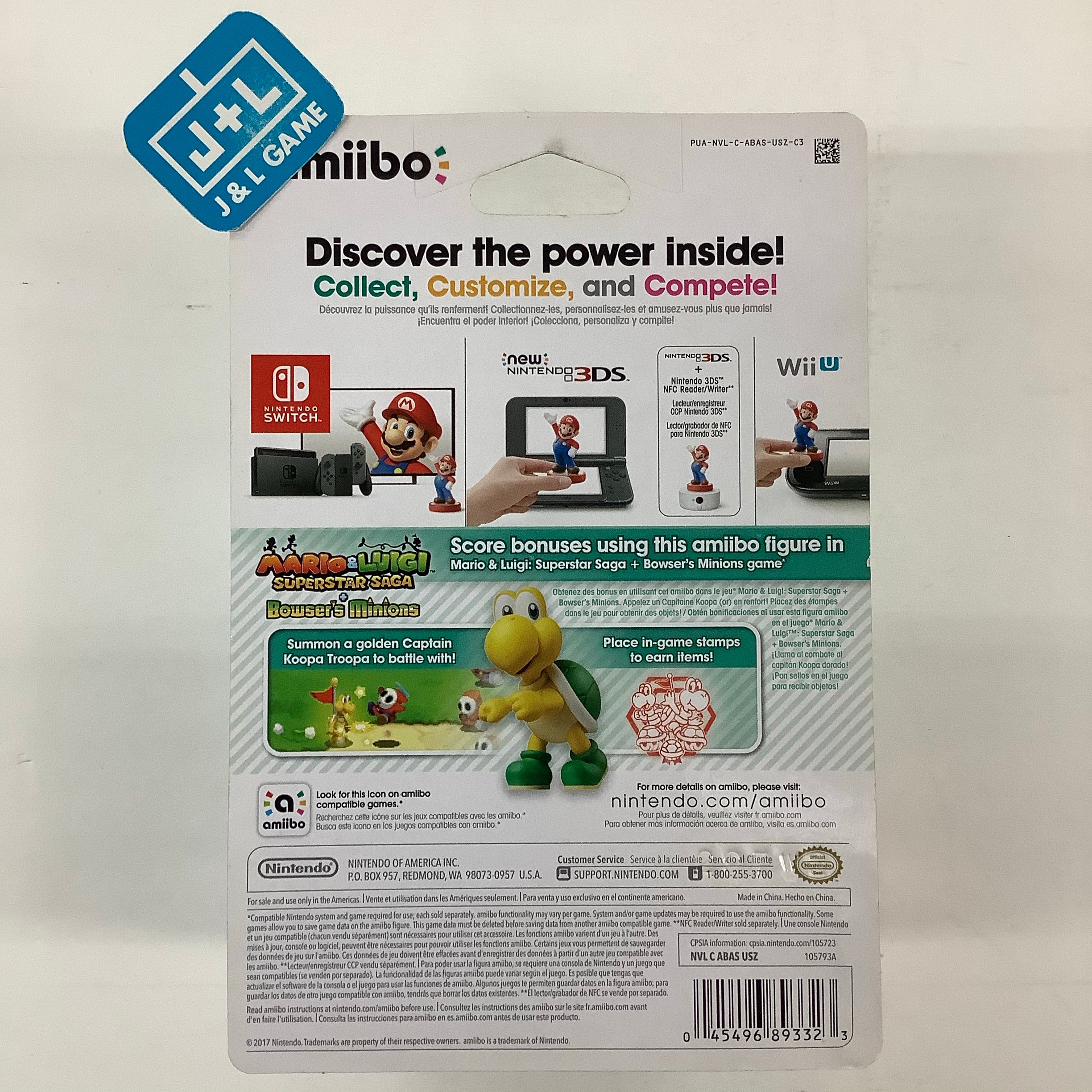 Koopa Troopa (Super Mario series) - Nintendo 3DS Amiibo Amiibo Nintendo   