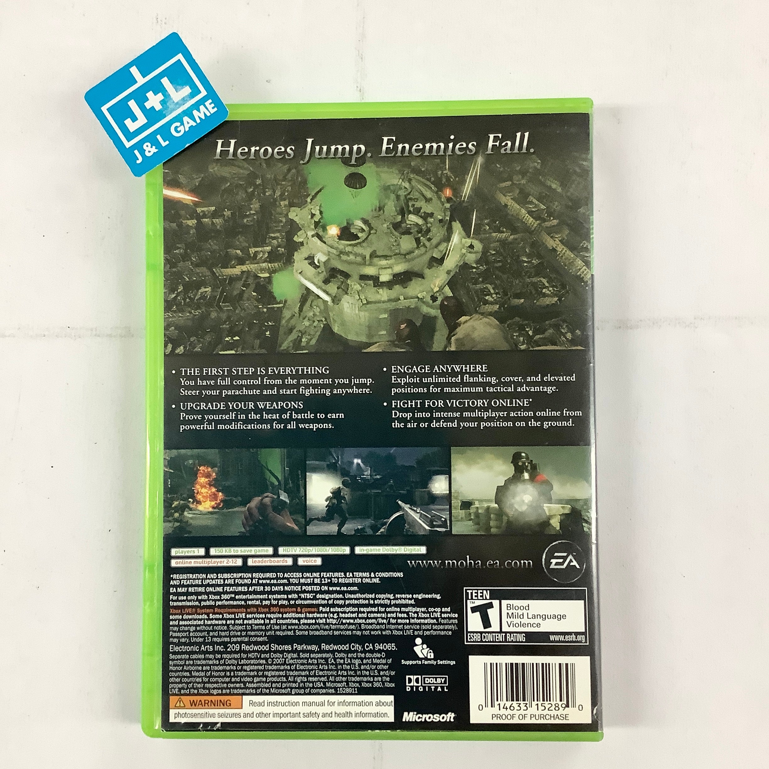 Medal of Honor: Airborne - Xbox 360 [Pre-Owned] Video Games Electronic Arts   