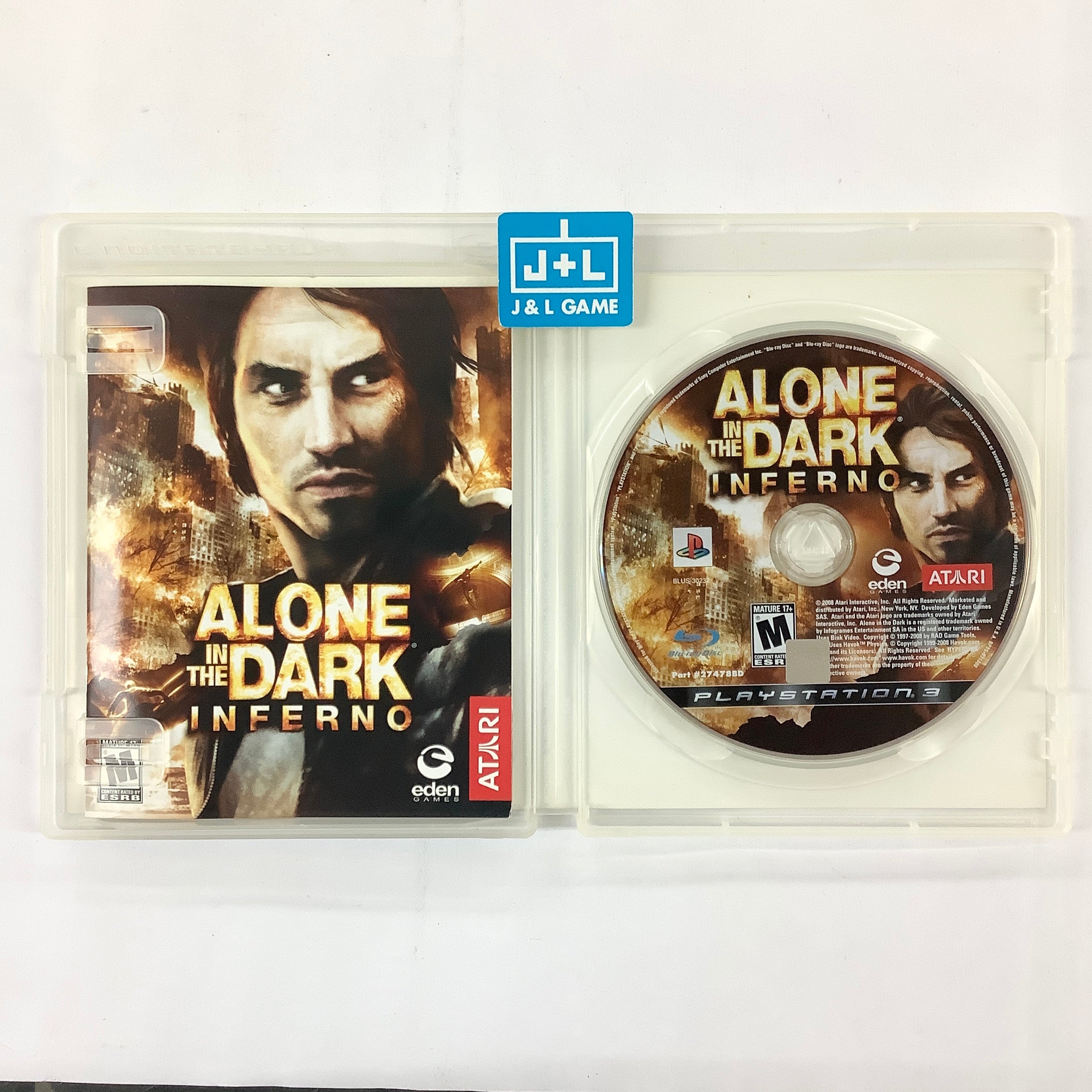 Alone in the Dark: Inferno - (PS3) PlayStation 3 [Pre-Owned] Video Games Electronic Arts   