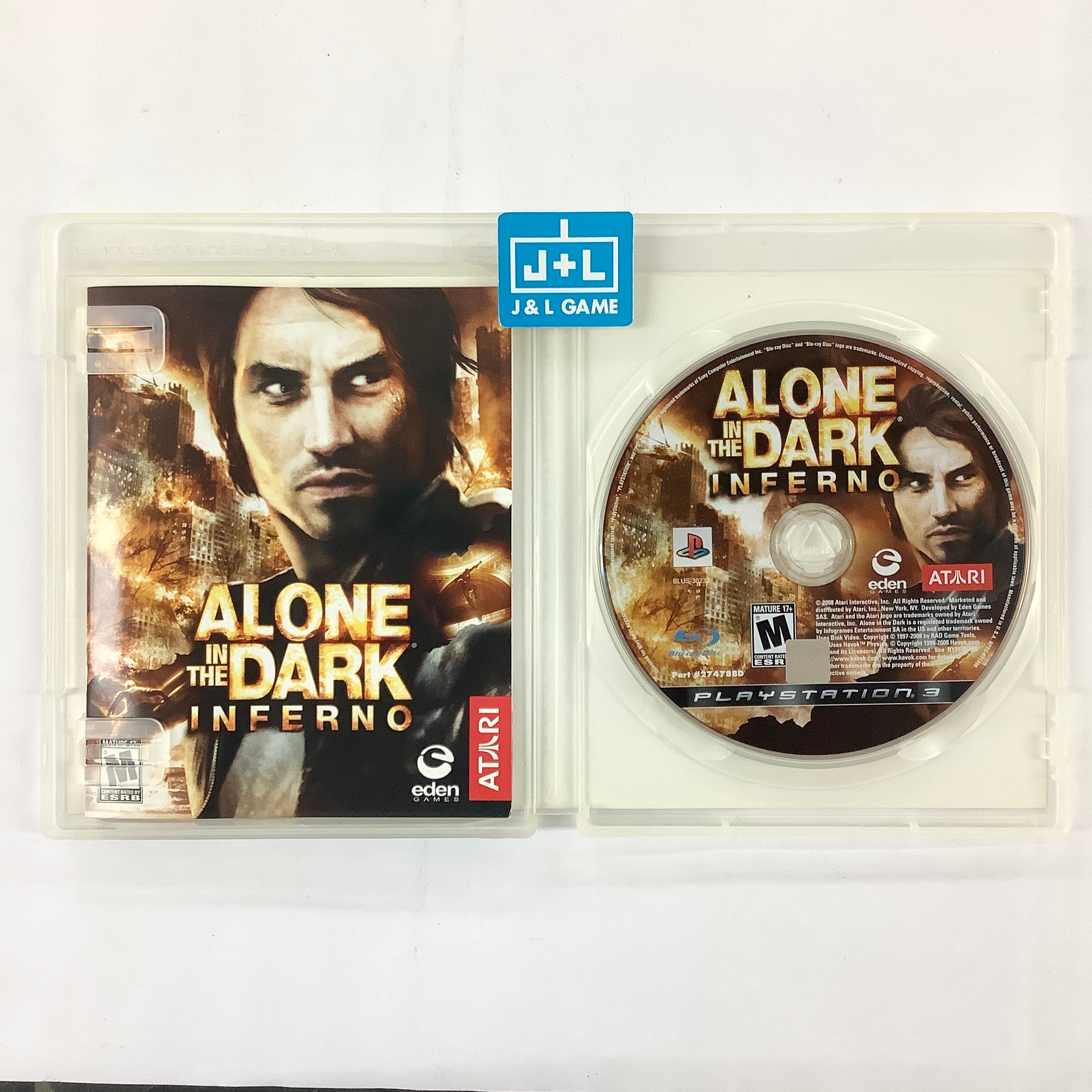 Alone in the Dark: Inferno - (PS3) PlayStation 3 [Pre-Owned] Video Games Electronic Arts   