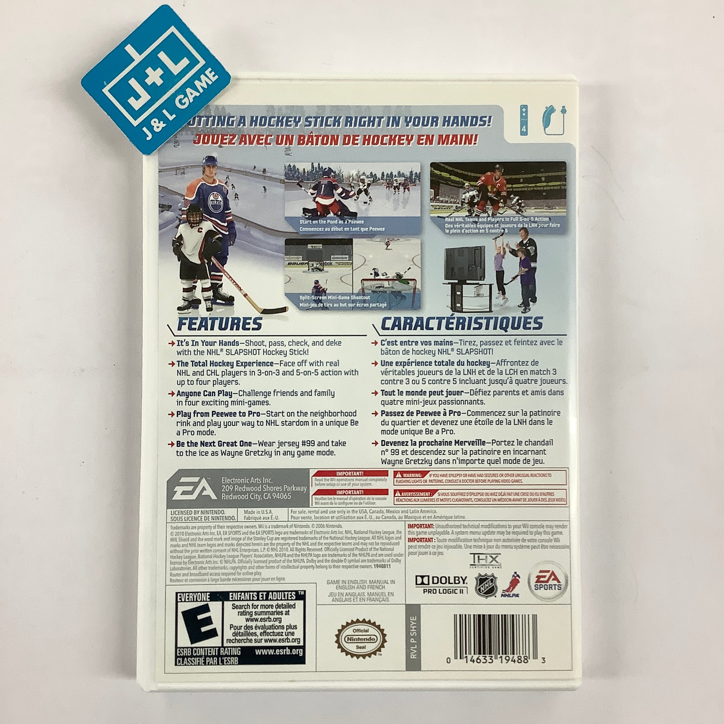 NHL Slapshot - Nintendo Wii [Pre-Owned] Video Games EA Sports   