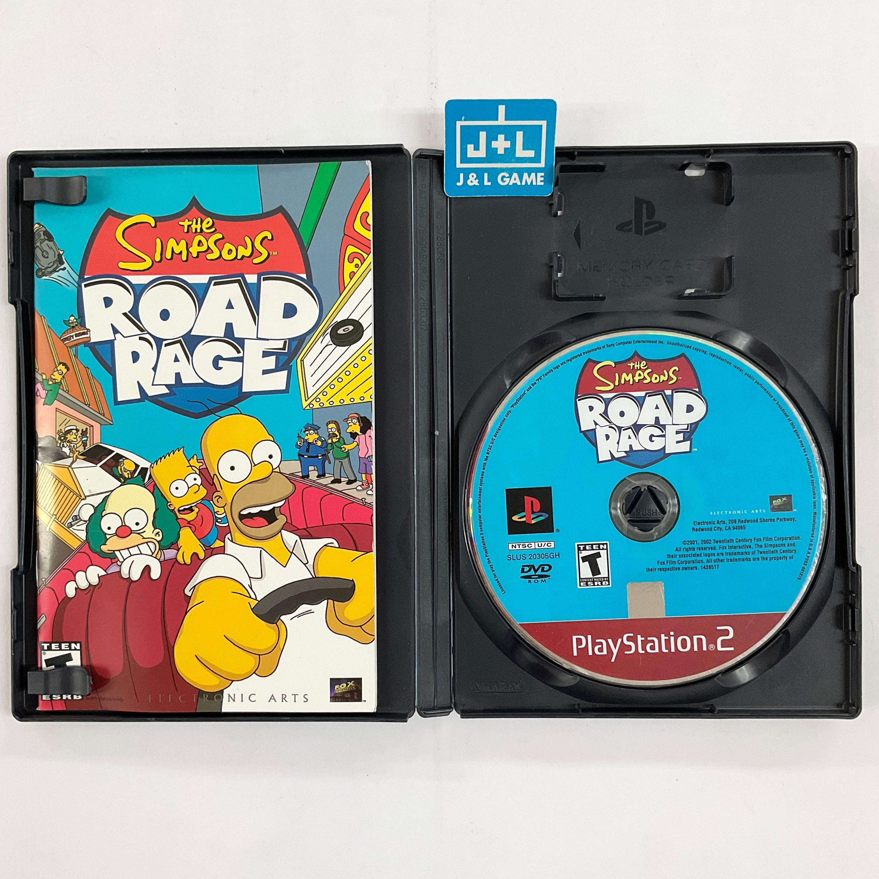 The Simpsons : Road Rage sur PlayStation 2 The Simpsons : Road Rage sur PlayStation 2