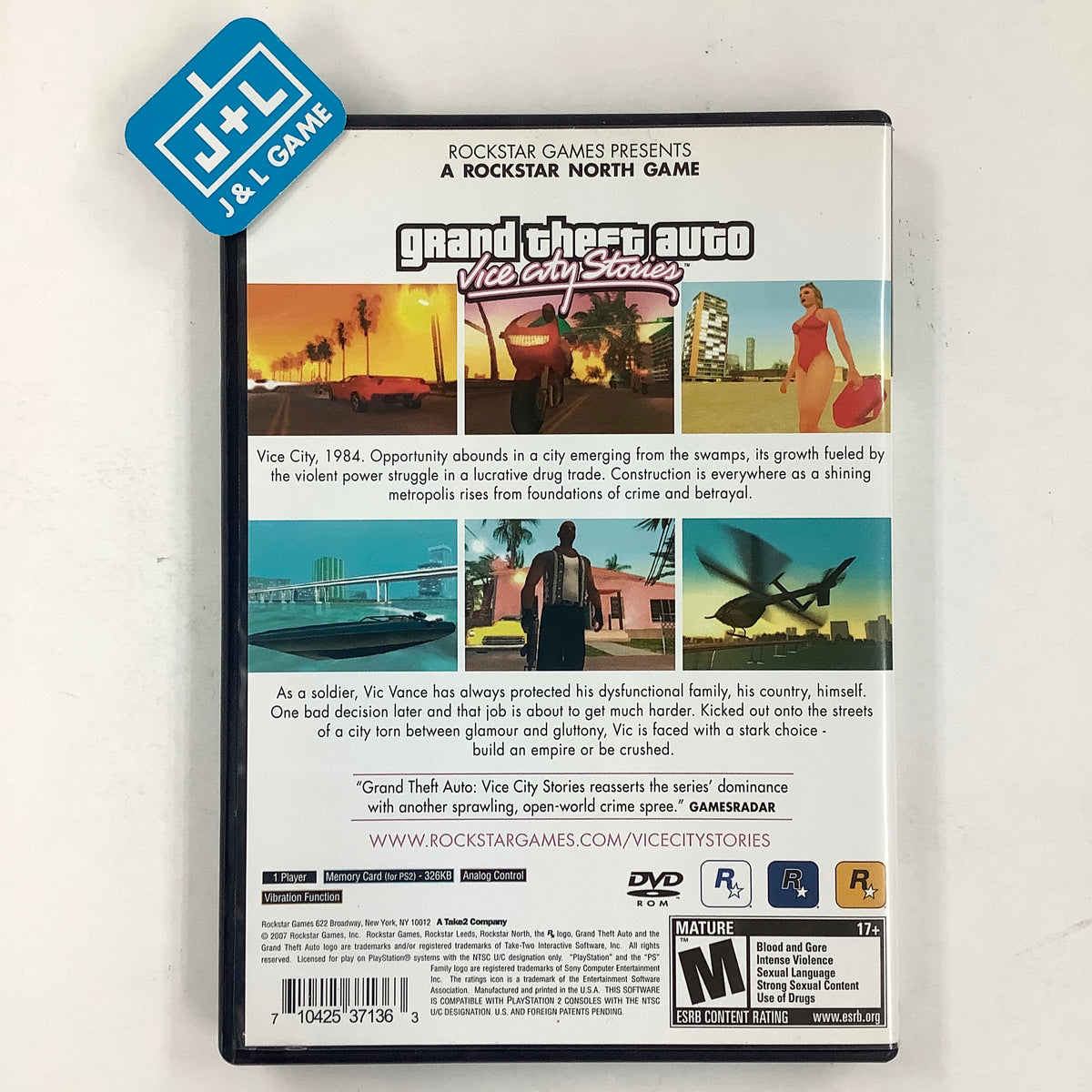 Grand Theft Auto: Vice City Stories - (PS2) PlayStation 2 [Pre-Owned ...