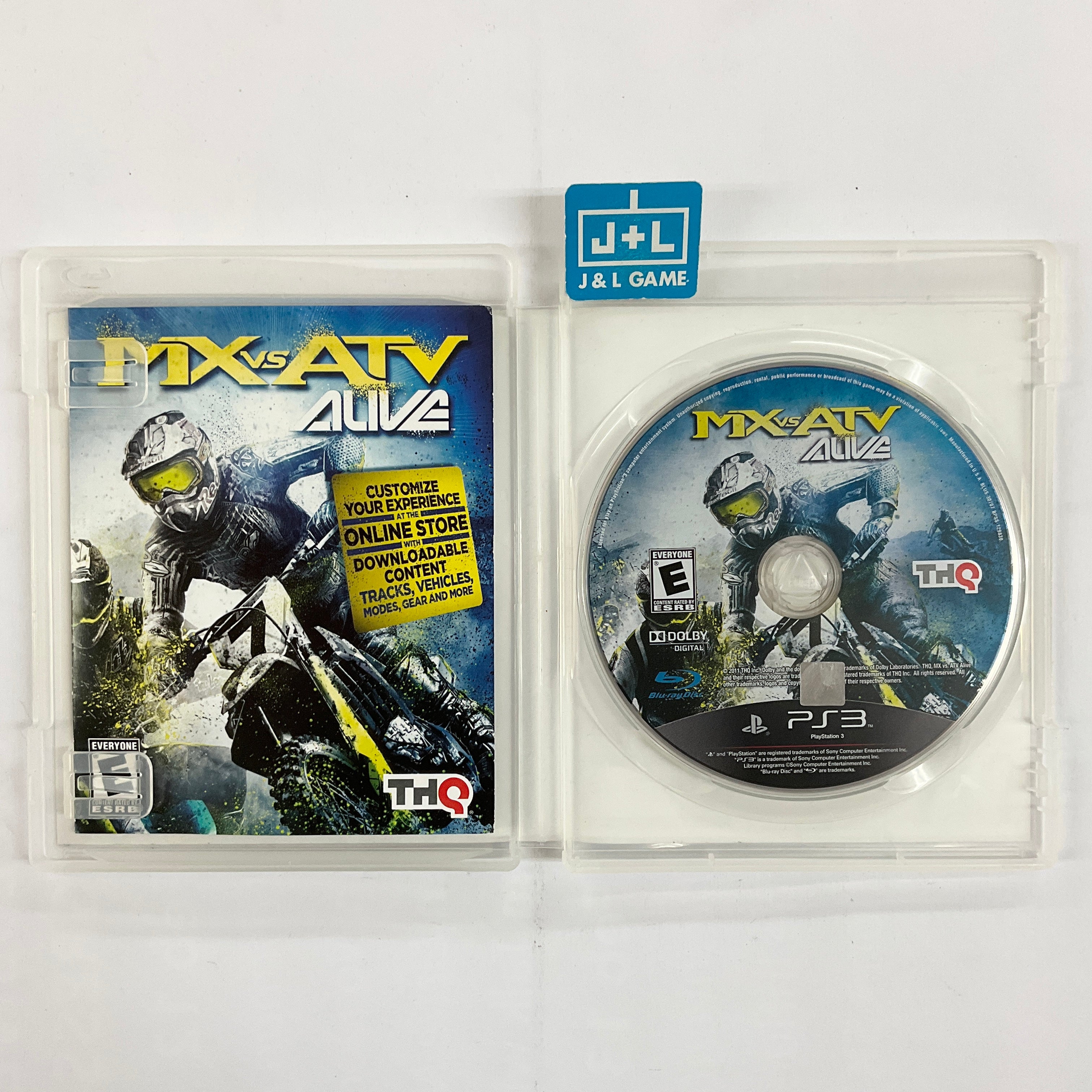 MX vs. ATV Alive - (PS3) PlayStation 3 [Pre-Owned] Video Games THQ   