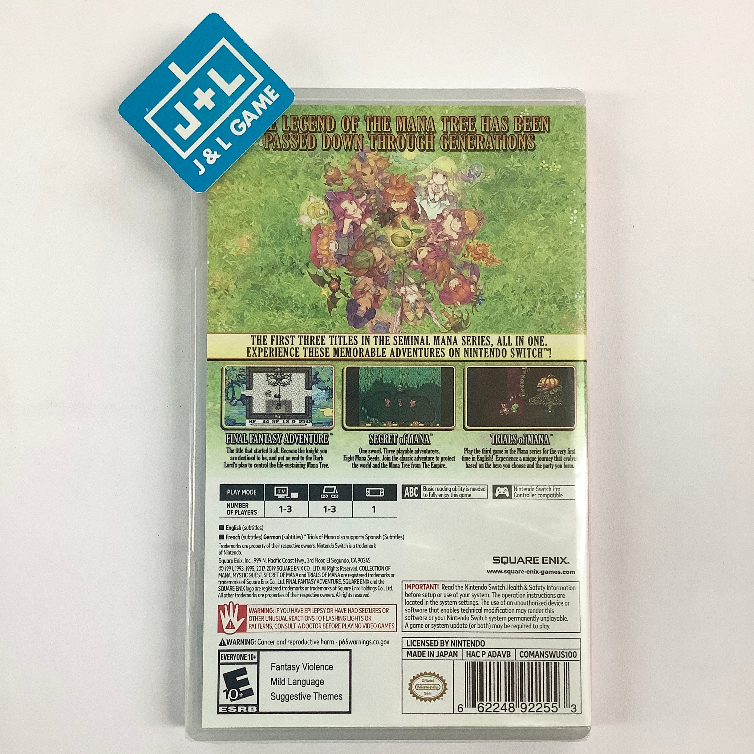 Collection of Mana - (NSW) Nintendo Switch Video Games Square Enix   