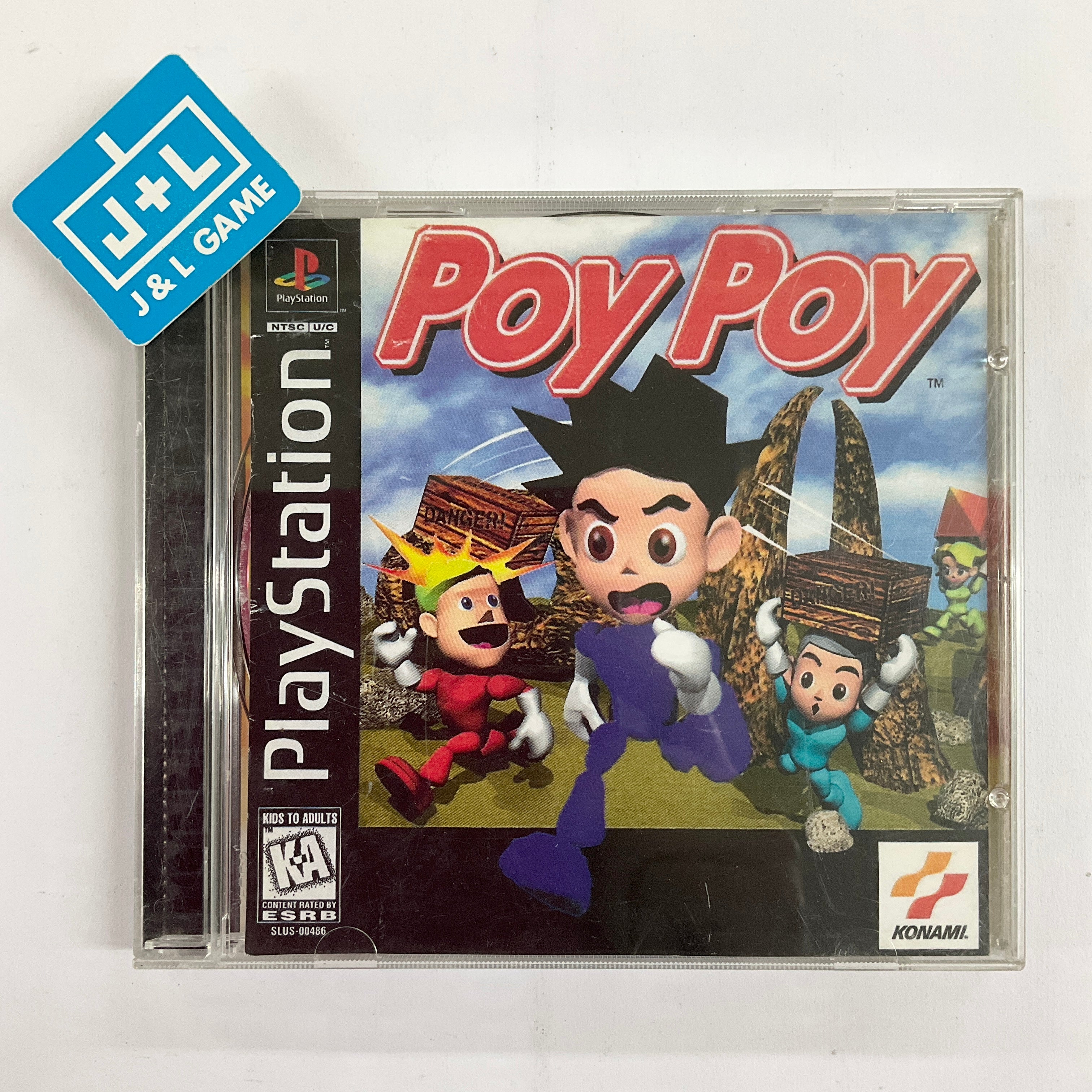 Poy Poy - (PS1) PlayStation 1 [Pre-Owned] Video Games Konami   