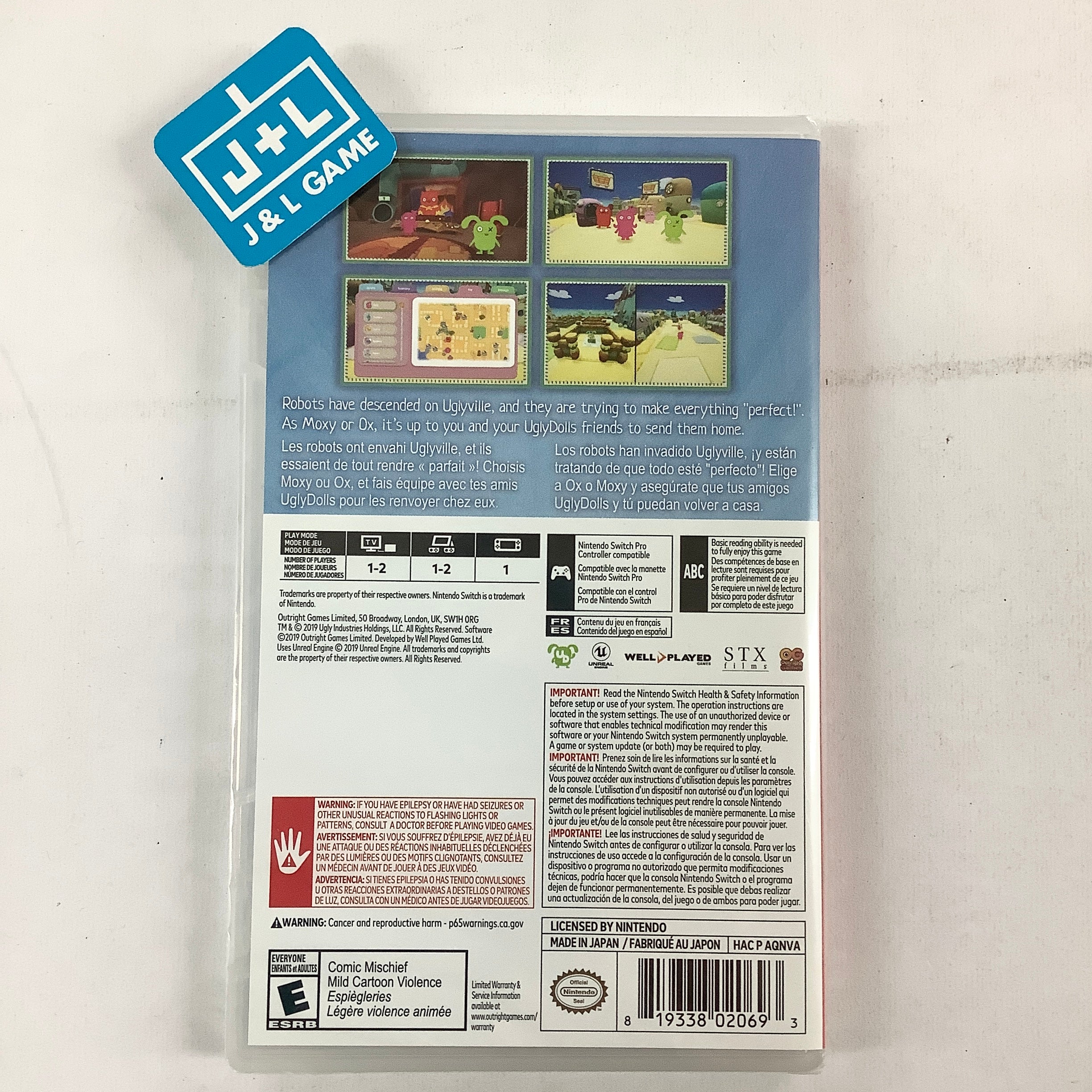 UglyDolls An Imperfect Adventure - (NSW) Nintendo Switch Video Games Outright Games   
