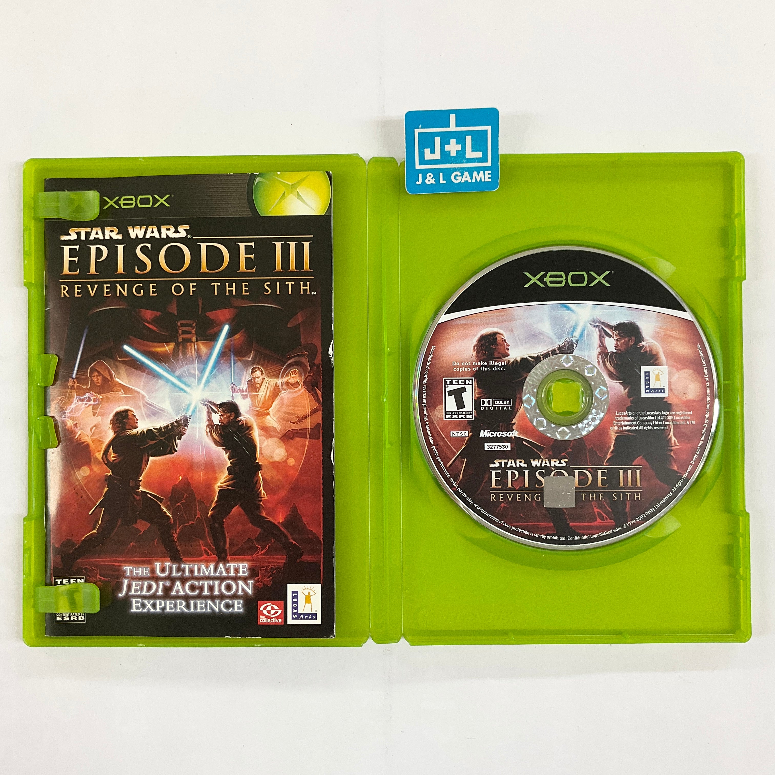 Star Wars Episode III: Revenge of the Sith - (XB) Xbox [Pre-Owned] Video Games LucasArts   