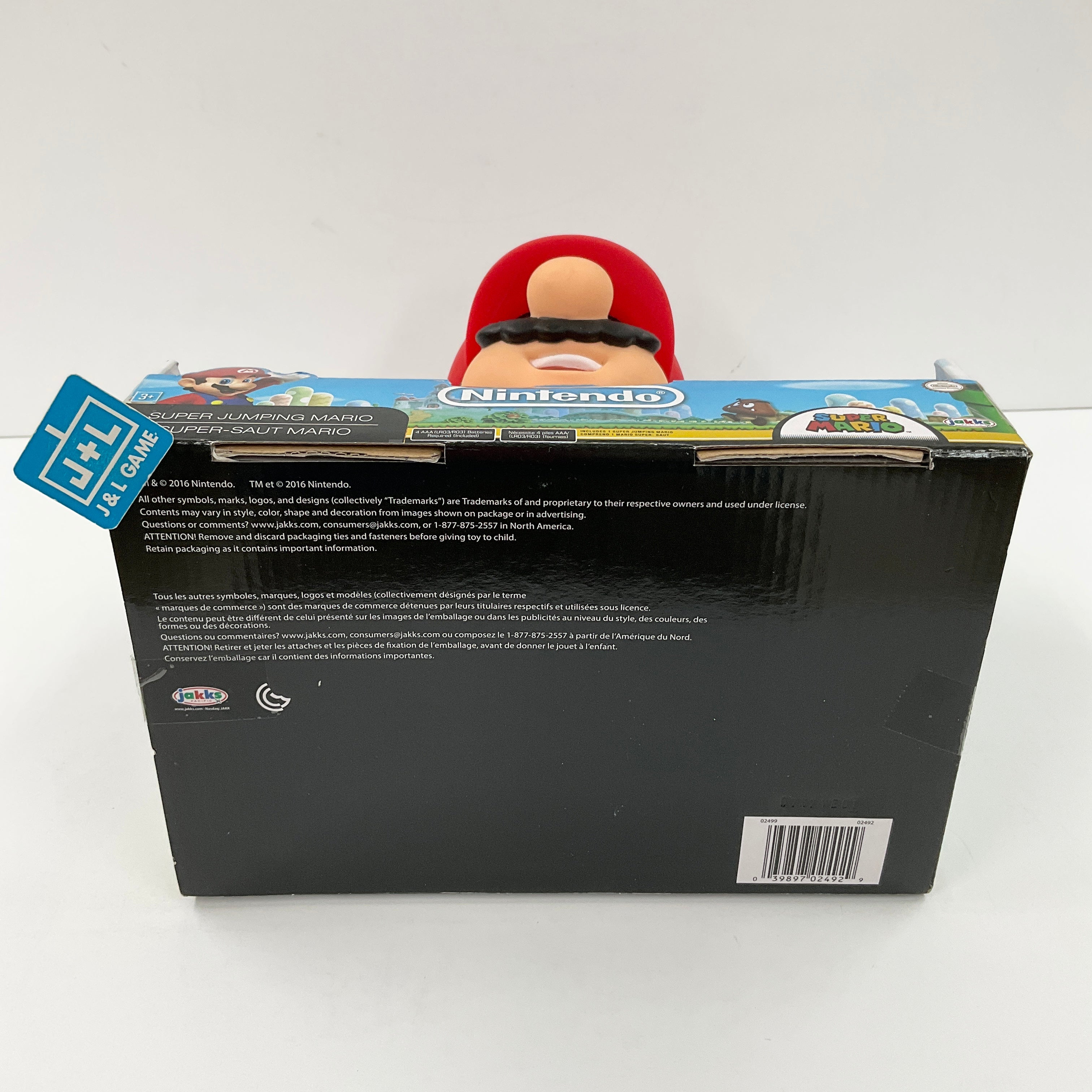 World of Nintendo Super Jumping Mario - Toys Toy Jakks Pacific   