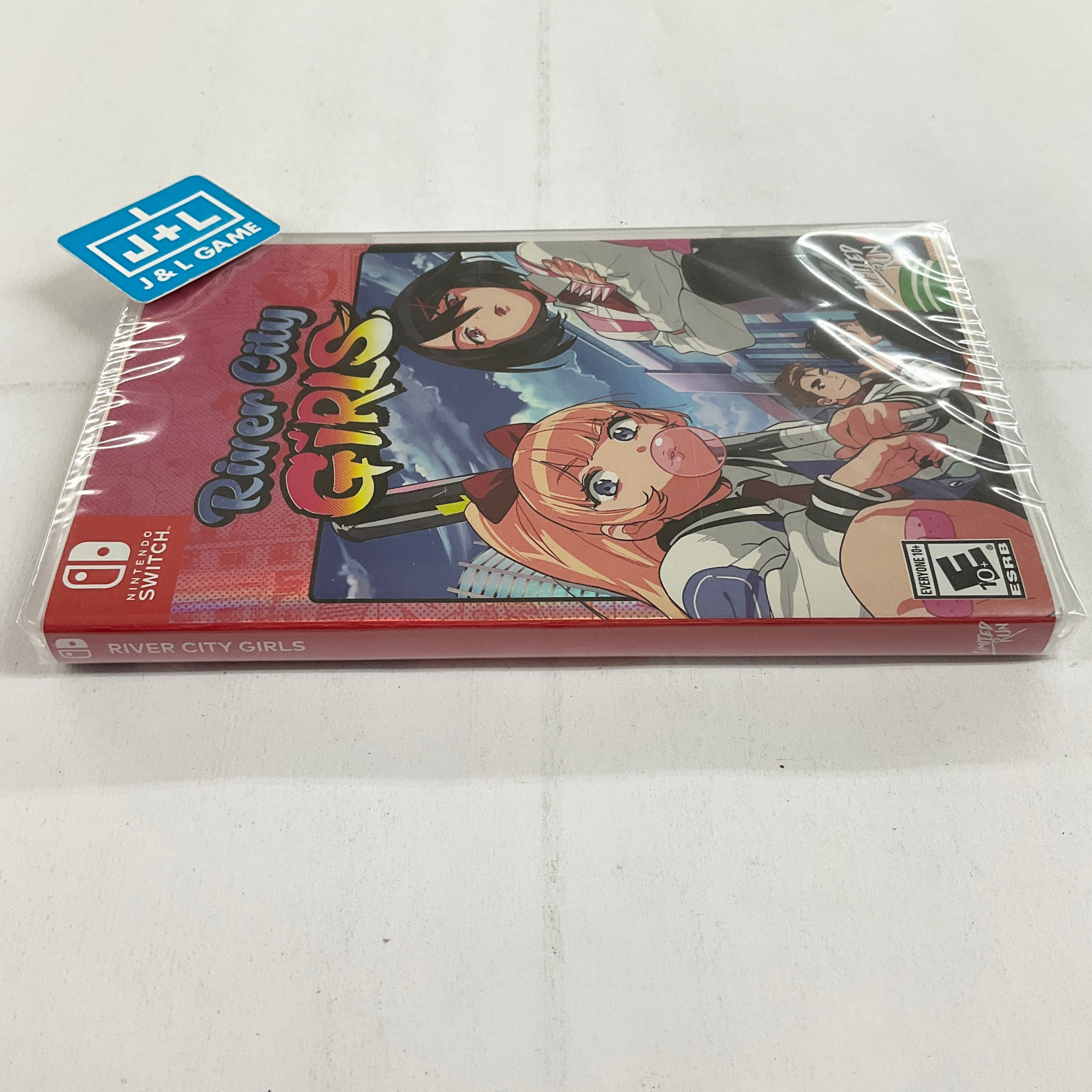 River City Girls (Limited Run #045 Limited Foil Cover Release with Music CD)- (NSW) Nintendo Switch Video Games Limited Run Games   