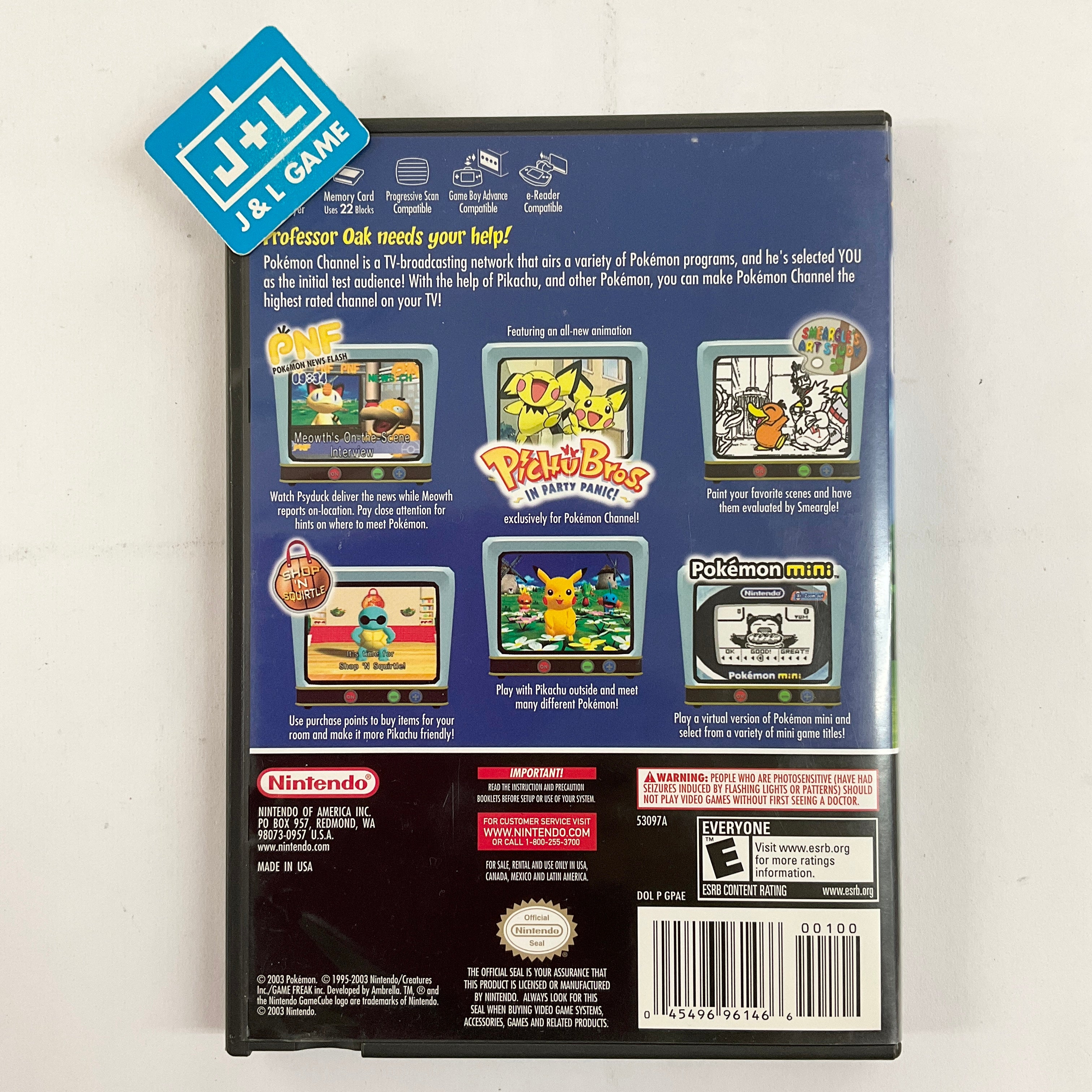 Pokemon Channel - (GC) GameCube [Pre-Owned] Video Games Nintendo   