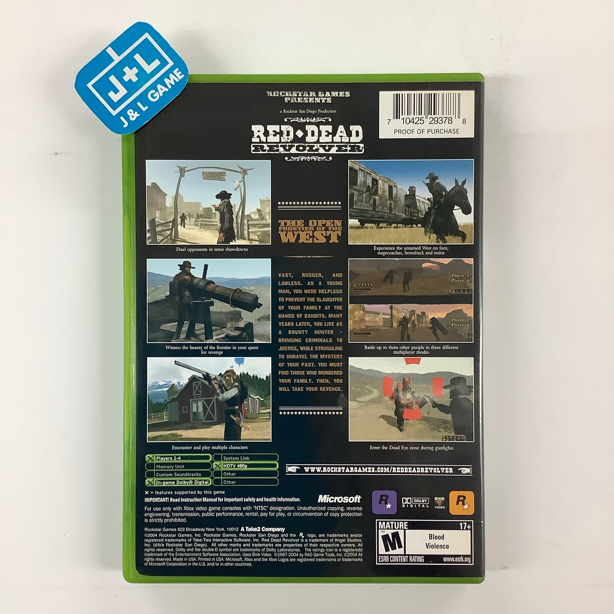 Red Dead Revolver - (XB) Xbox [Pre-Owned] Video Games Rockstar Games   
