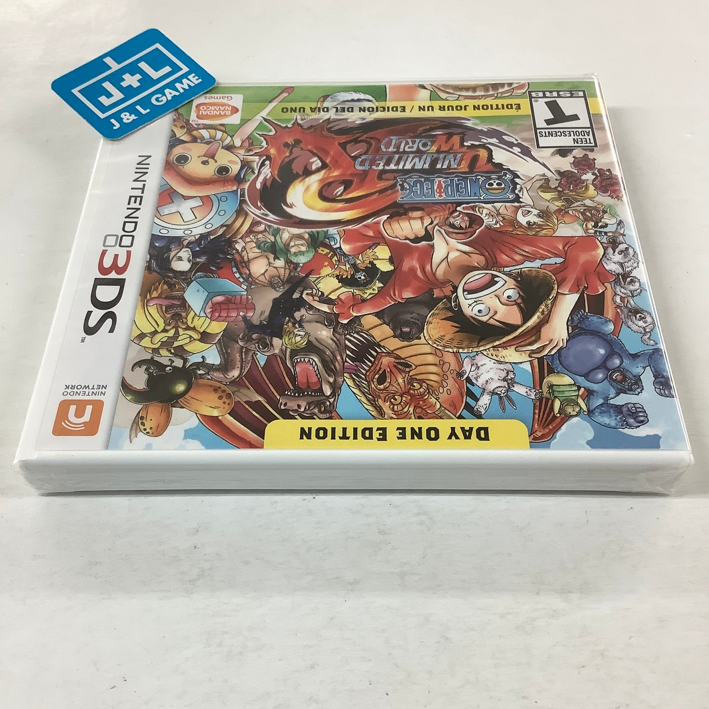 One Piece: Unlimited World Red: Day One Edition - Nintendo 3DS Video Games BANDAI NAMCO Entertainment   