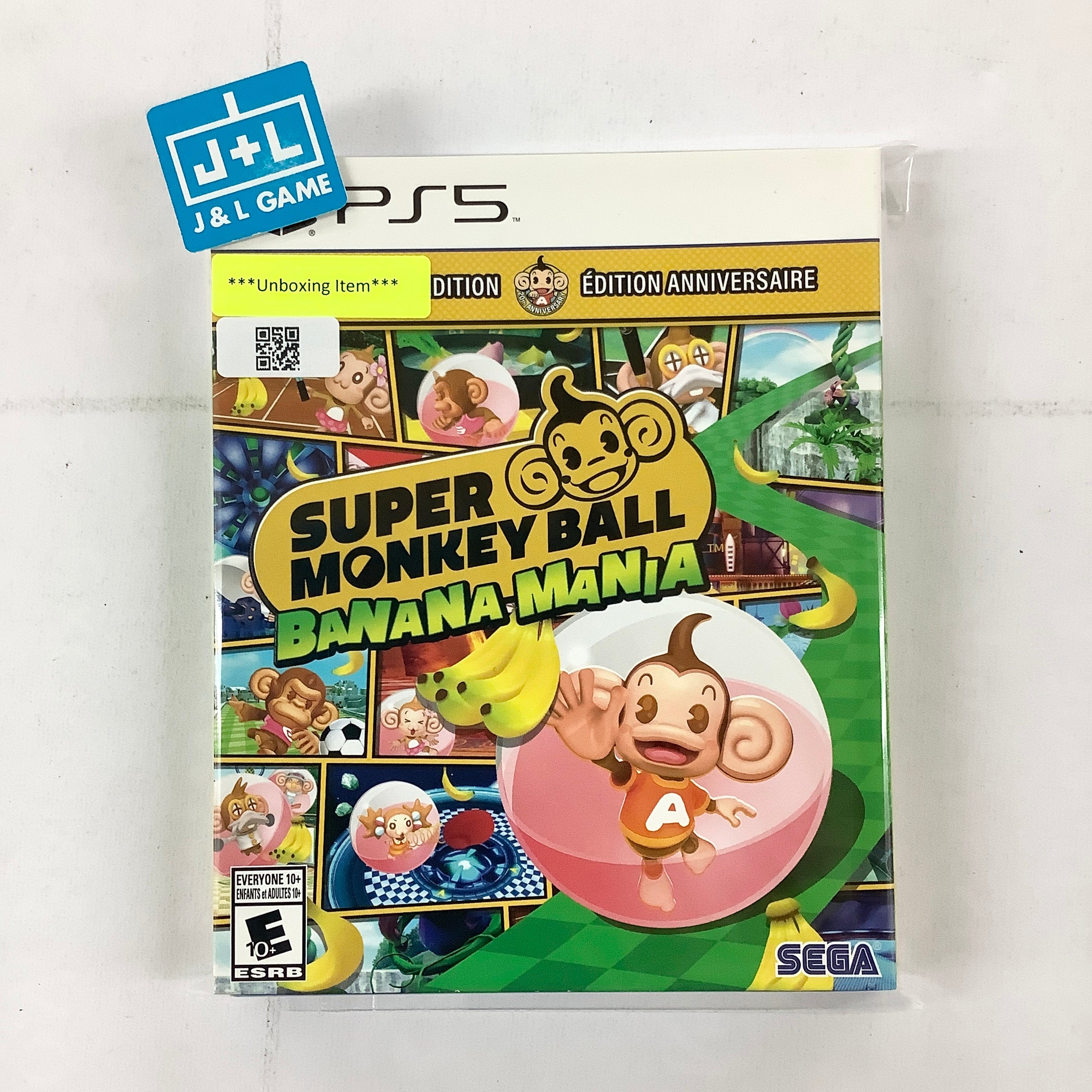 Super Monkey Ball Banana Mania: Anniversary Launch Edition - (PS5) PlayStation 5 [UNBOXING] Video Games SEGA   