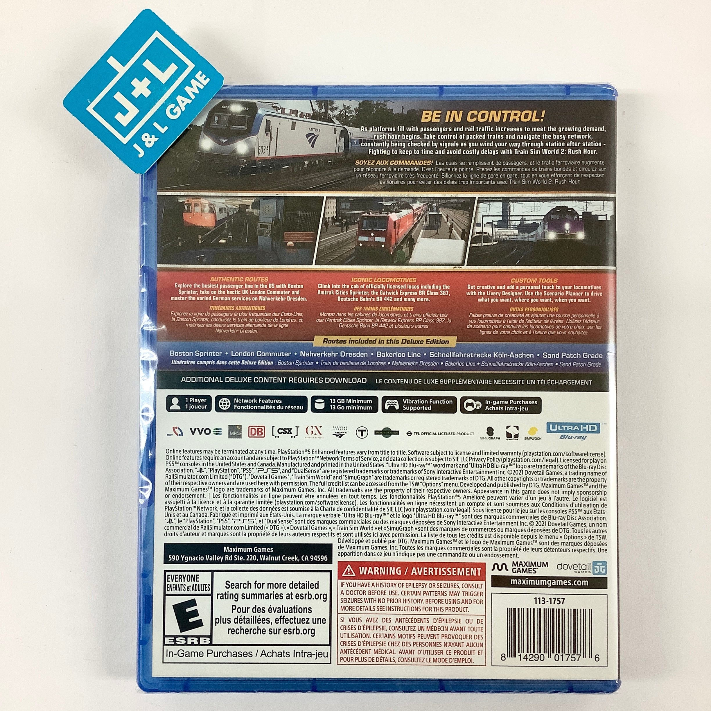 Train Sim World 2: Rush Hour Deluxe Edition - (PS5) PlayStation 5 Video Games Maximum Games   