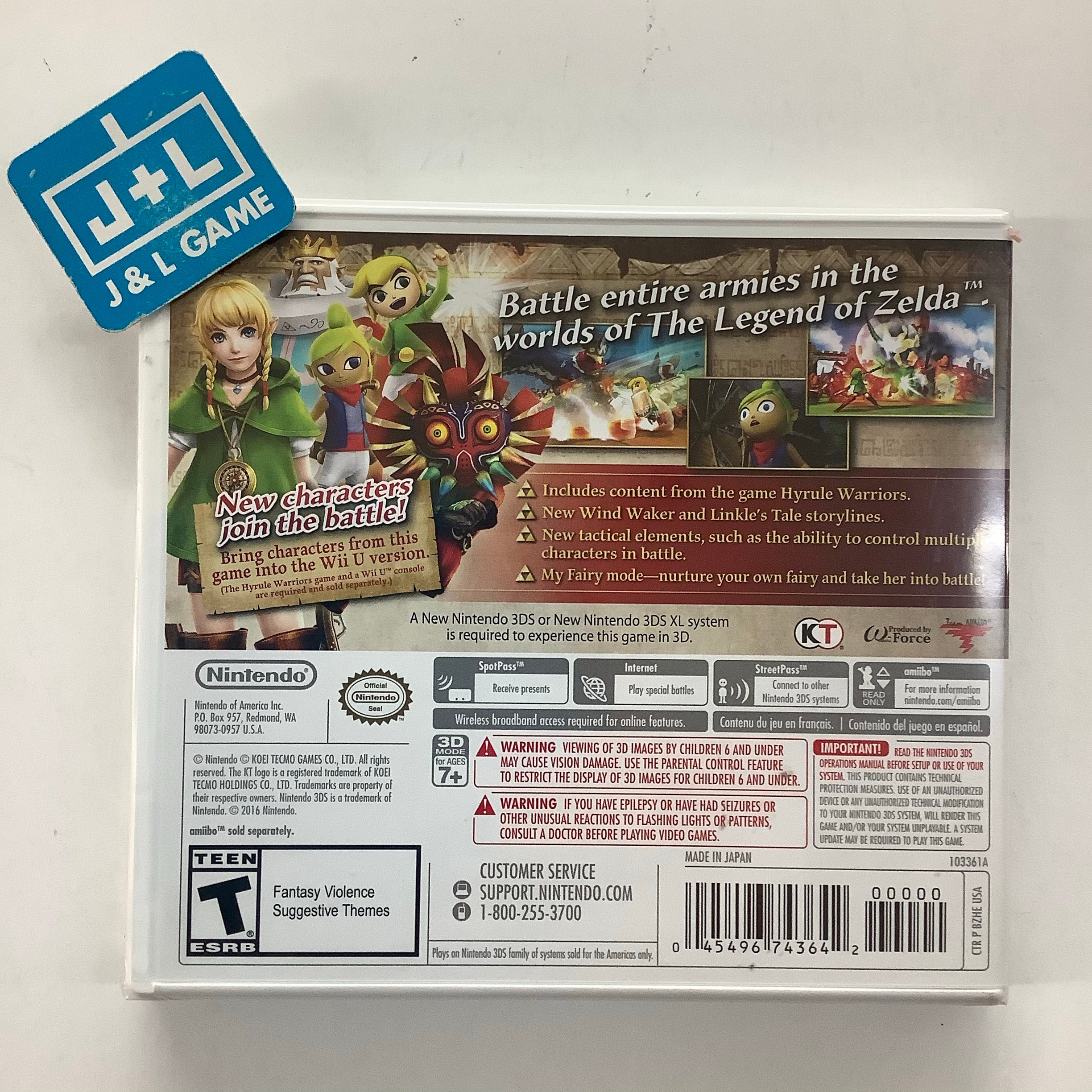 Hyrule Warriors Legends - Nintendo 3DS Video Games Nintendo   