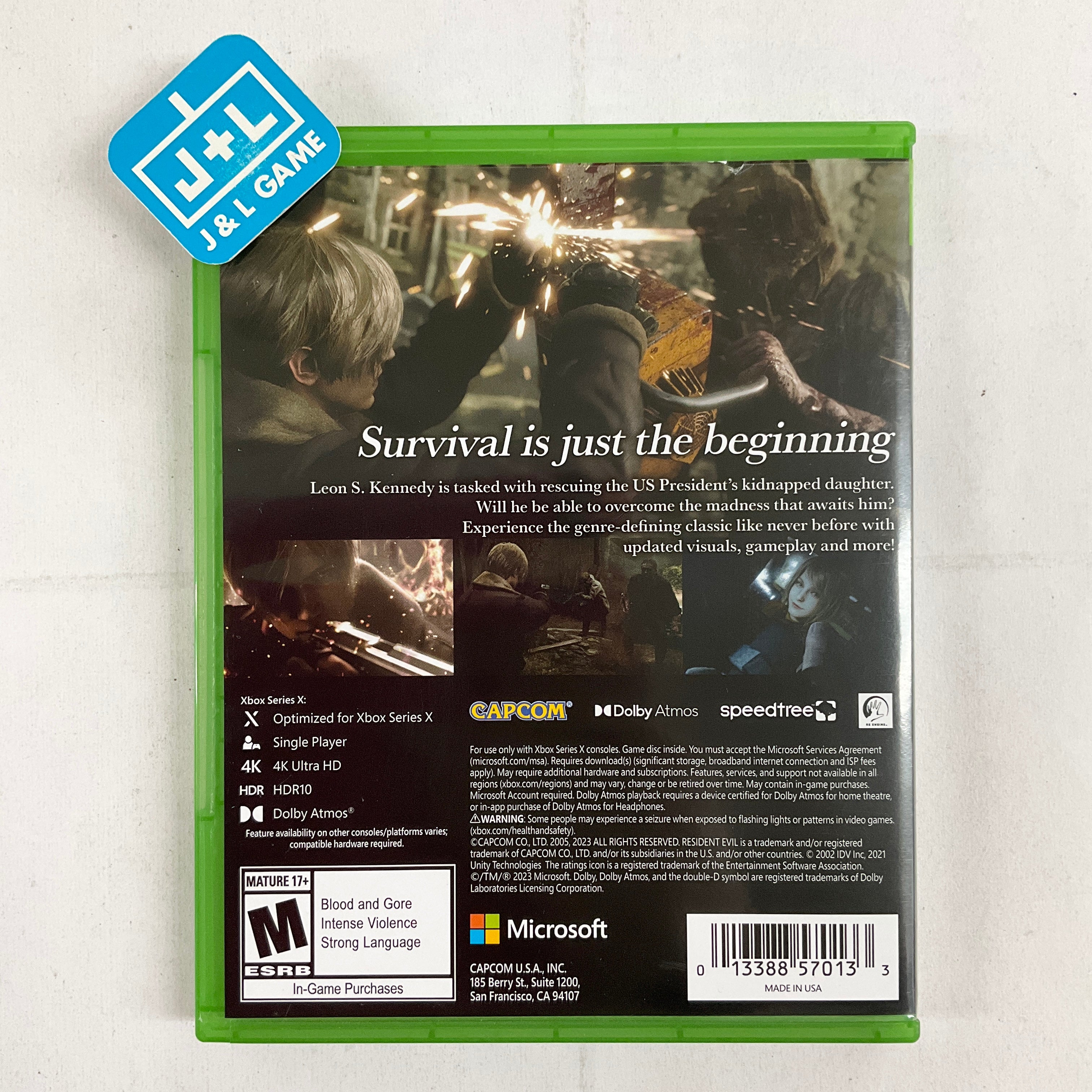 Resident Evil 4 - (XSX) Xbox Series X [Pre-Owned] Video Games Capcom   