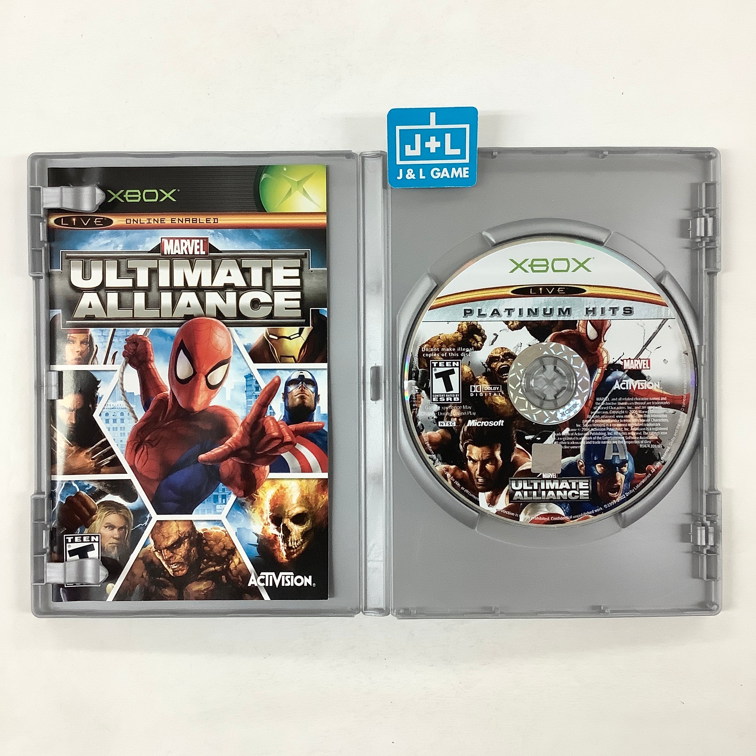 Xbox - xbox★MARVEL ULTIMATE ALLIANCE 海外版 Marvel: Ultimate Alliance - (XB) Xbox [Pre-Owned] | J&L Game
