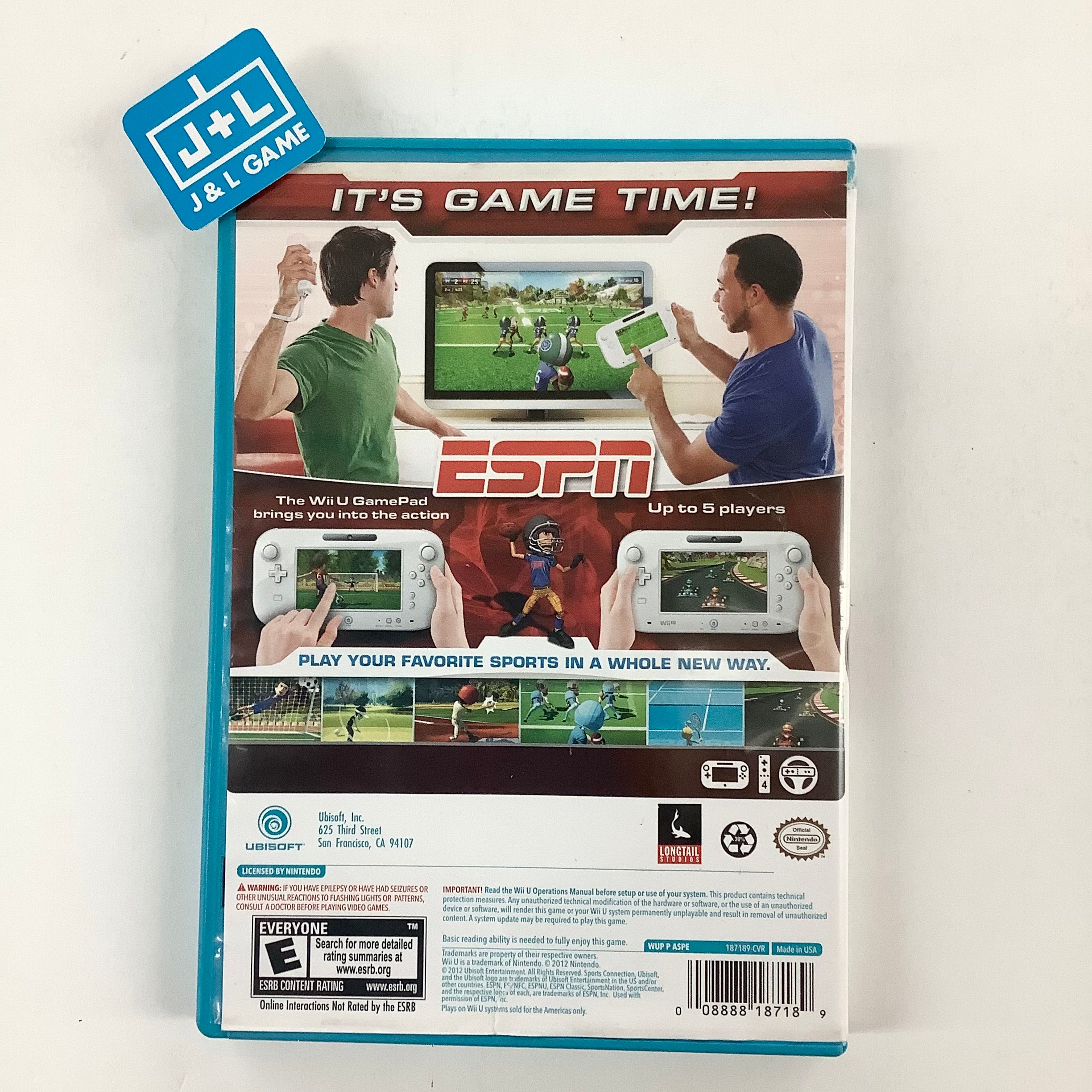 ESPN Sports Connection - Nintendo Wii U [Pre-Owned] | J&L Game